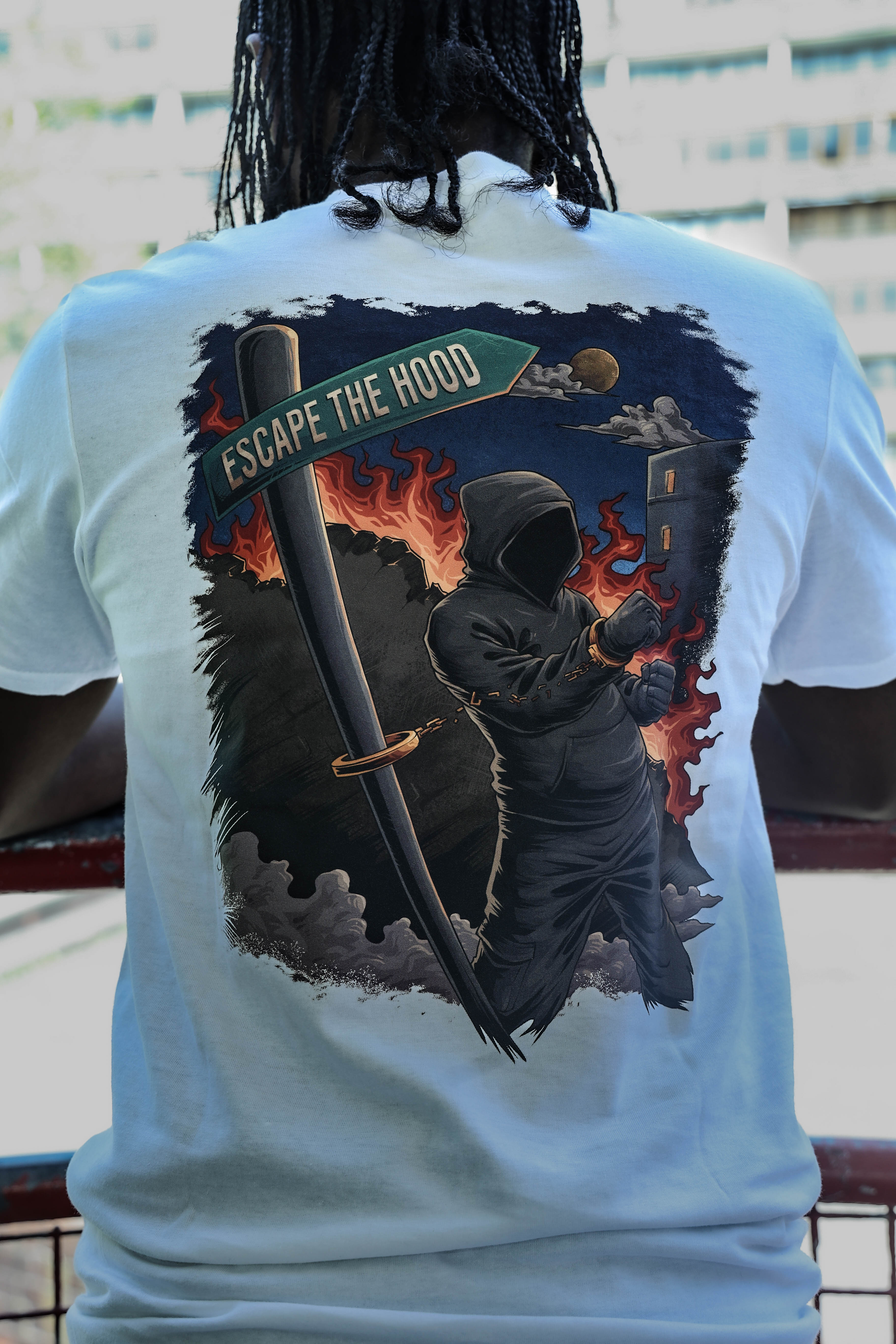 White "Rise From Ashes" T-Shirt