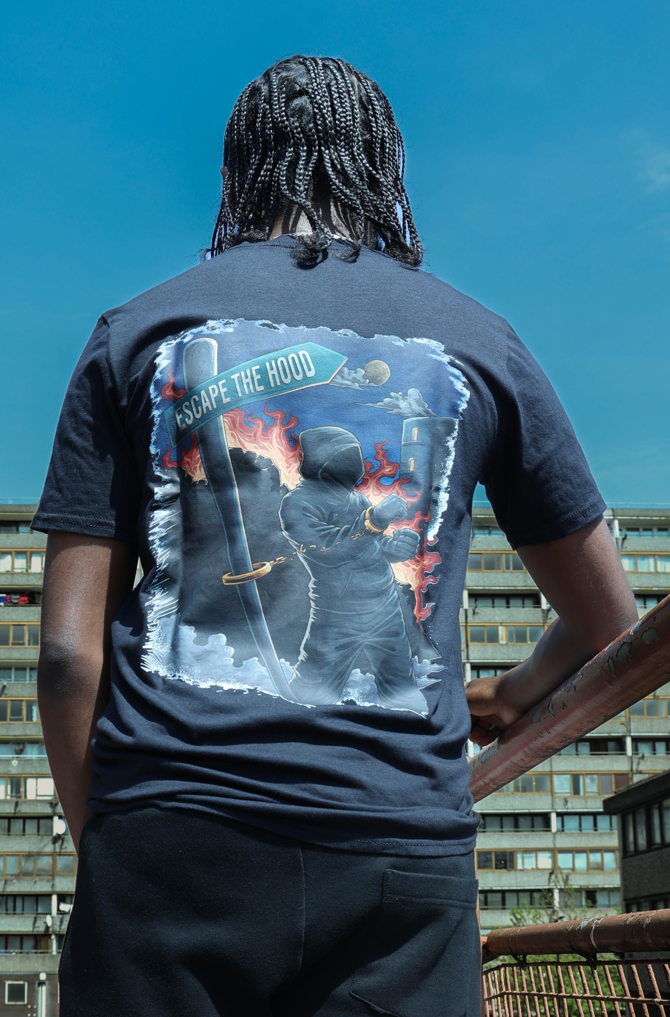 Black "Rise From Ashes" T-Shirt