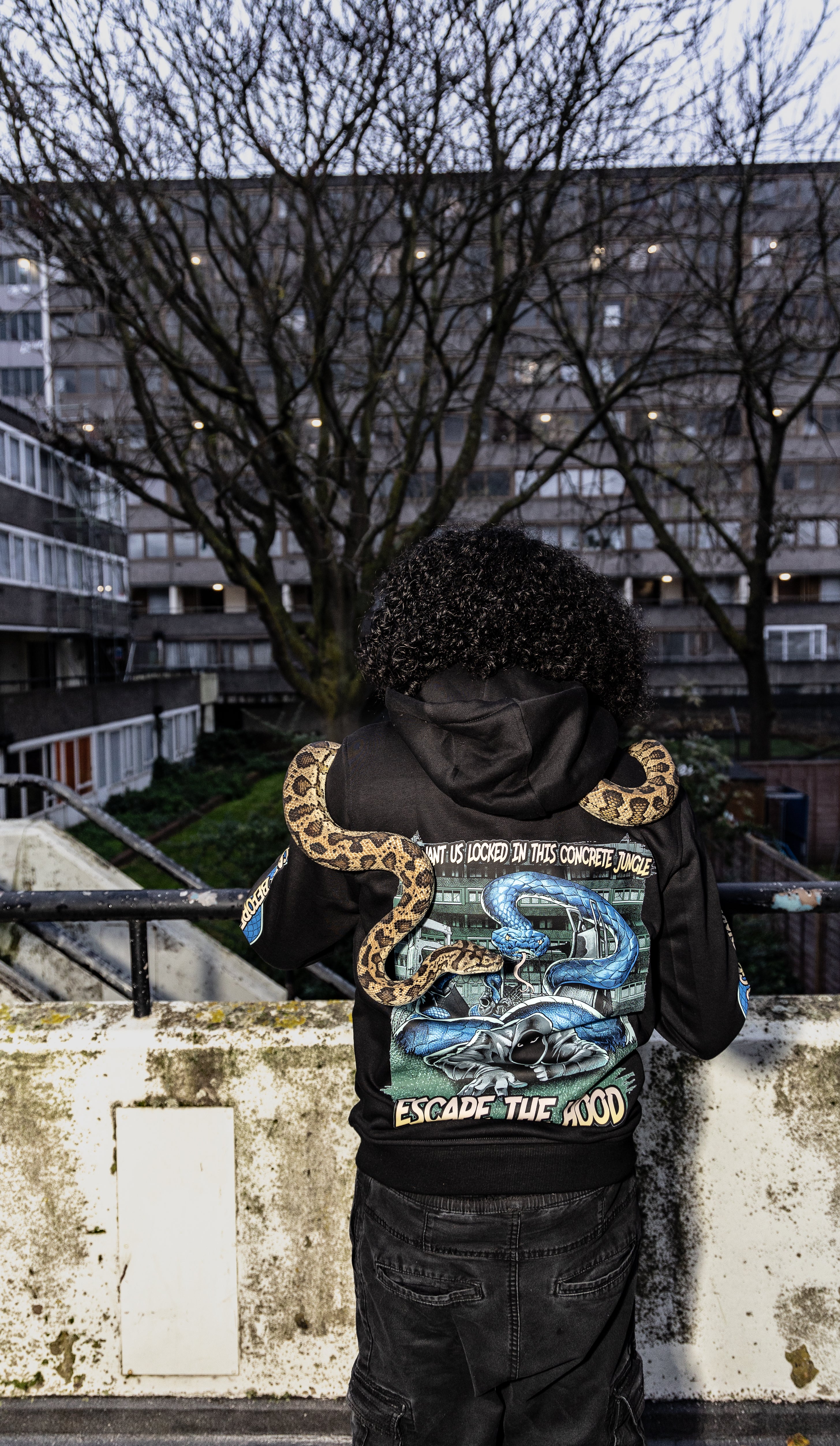 Concrete Jungle: Serpent Survival Hoodie