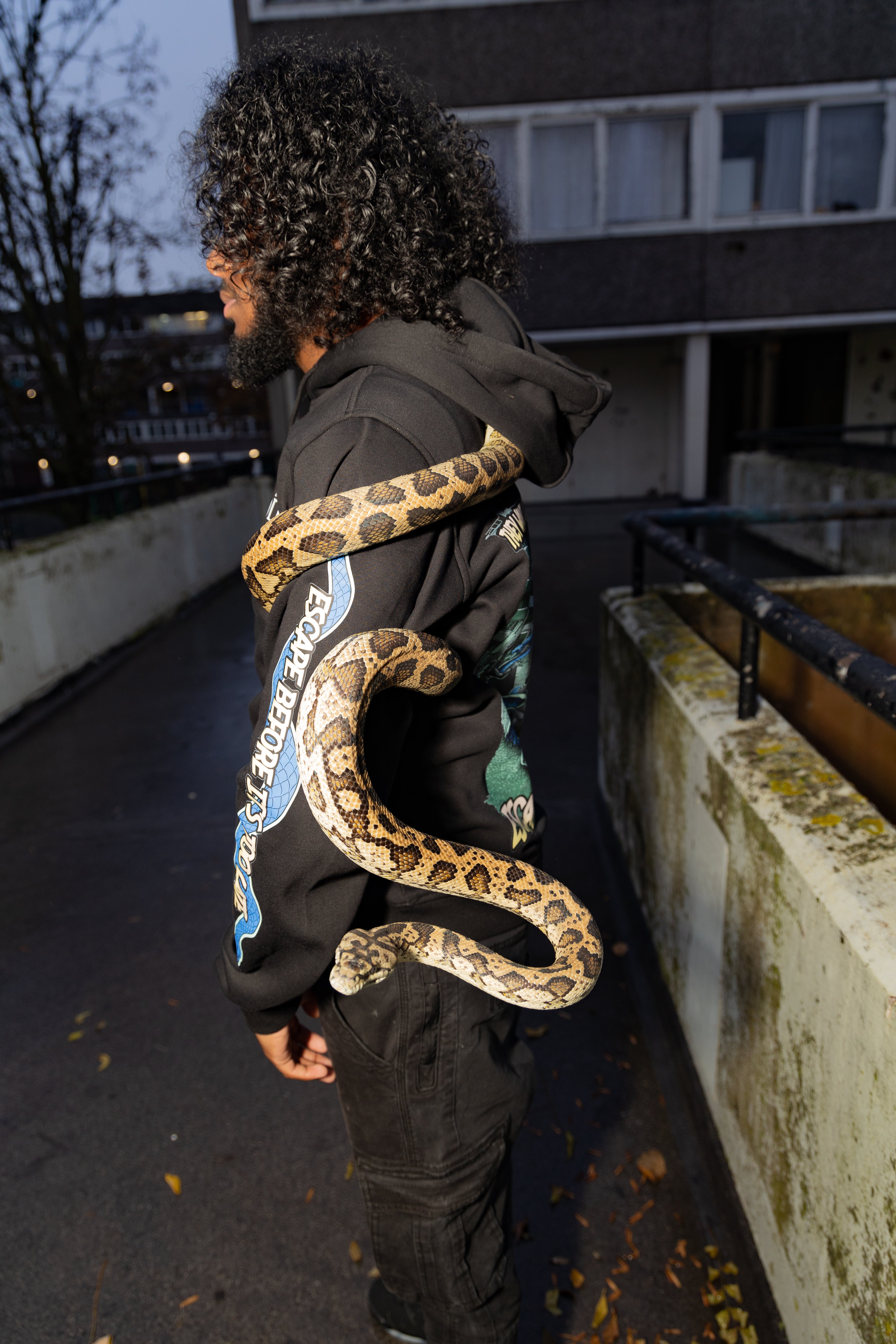 Concrete Jungle: Serpent Survival Hoodie