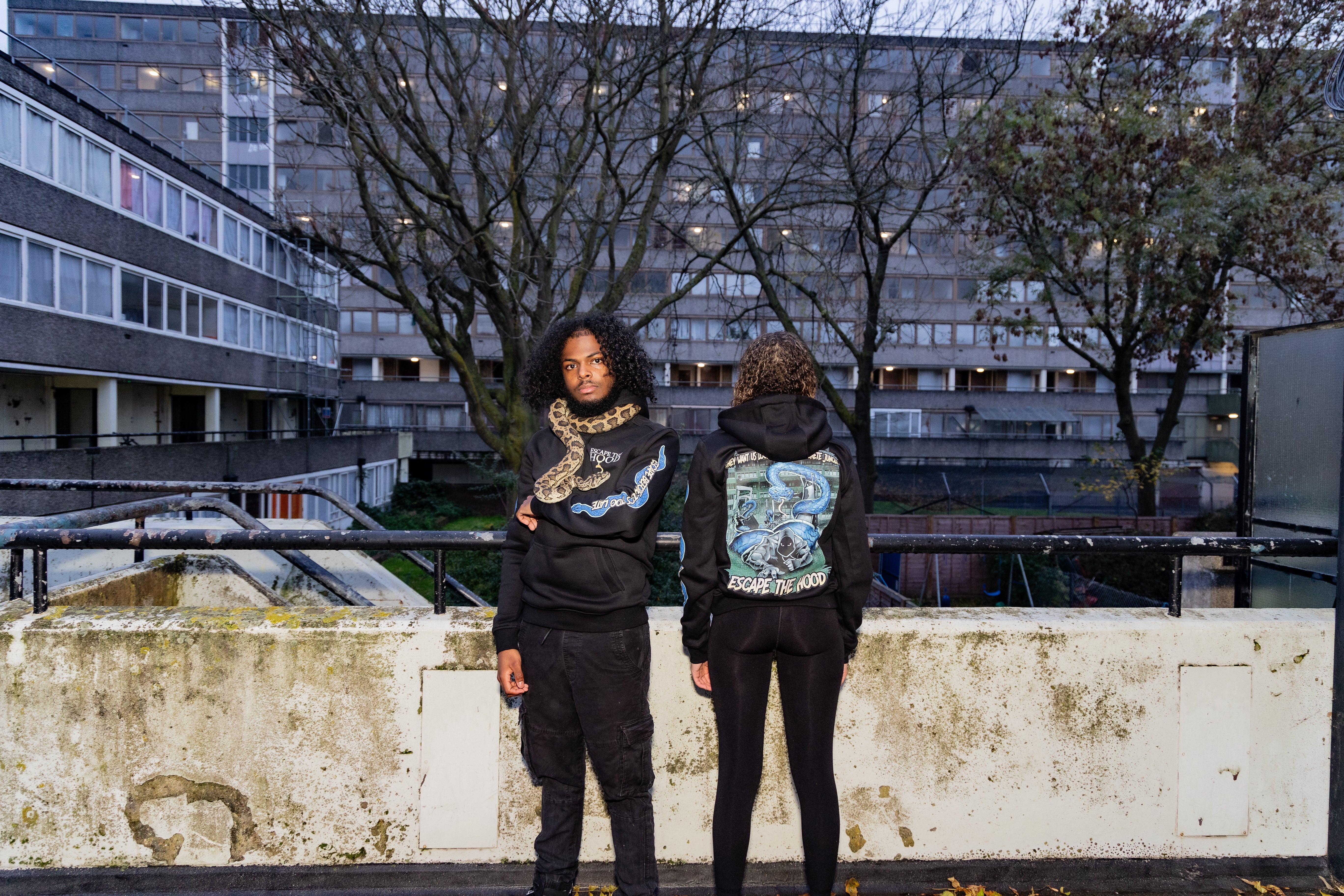 Concrete Jungle: Serpent Survival Hoodie
