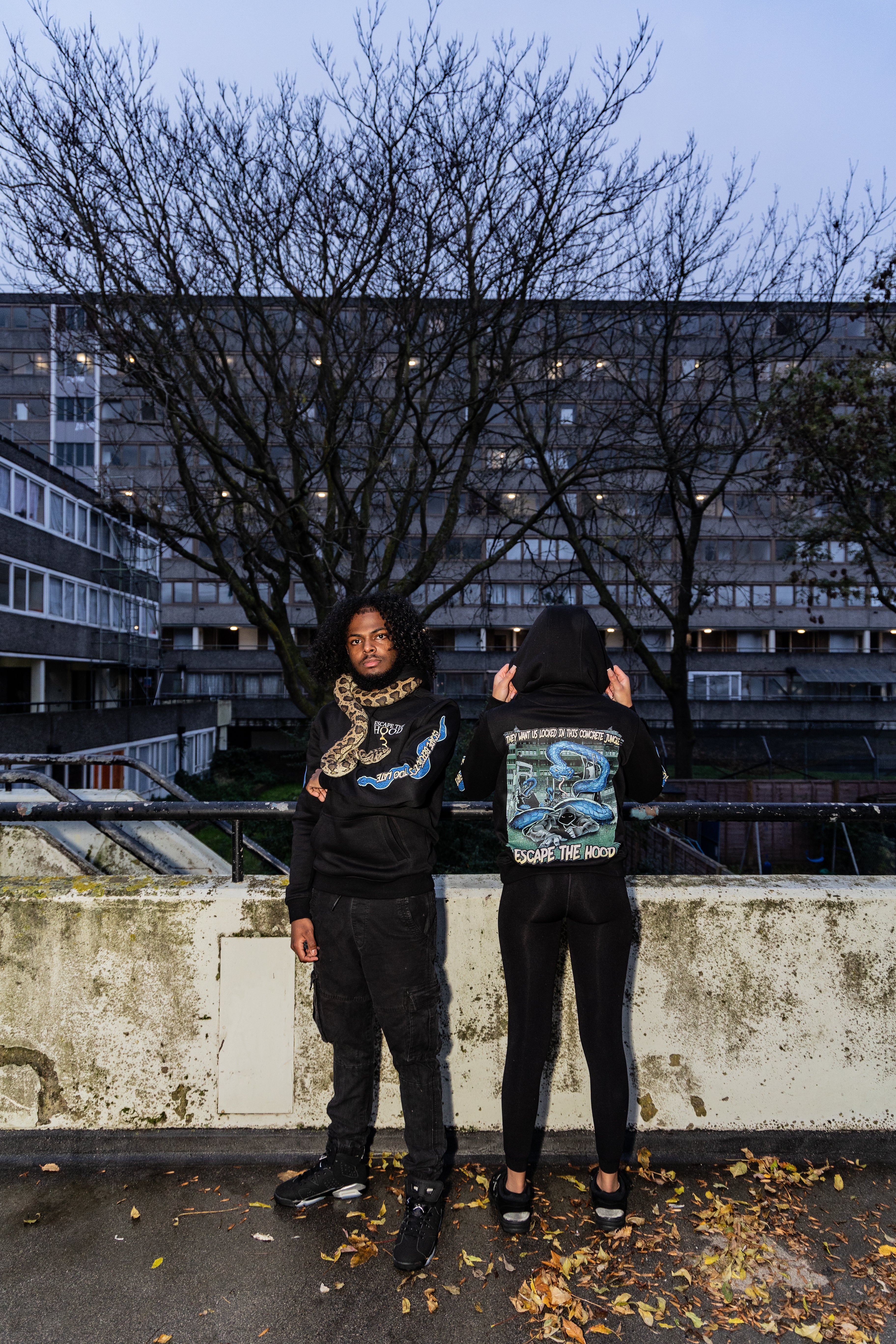 Concrete Jungle: Serpent Survival Hoodie