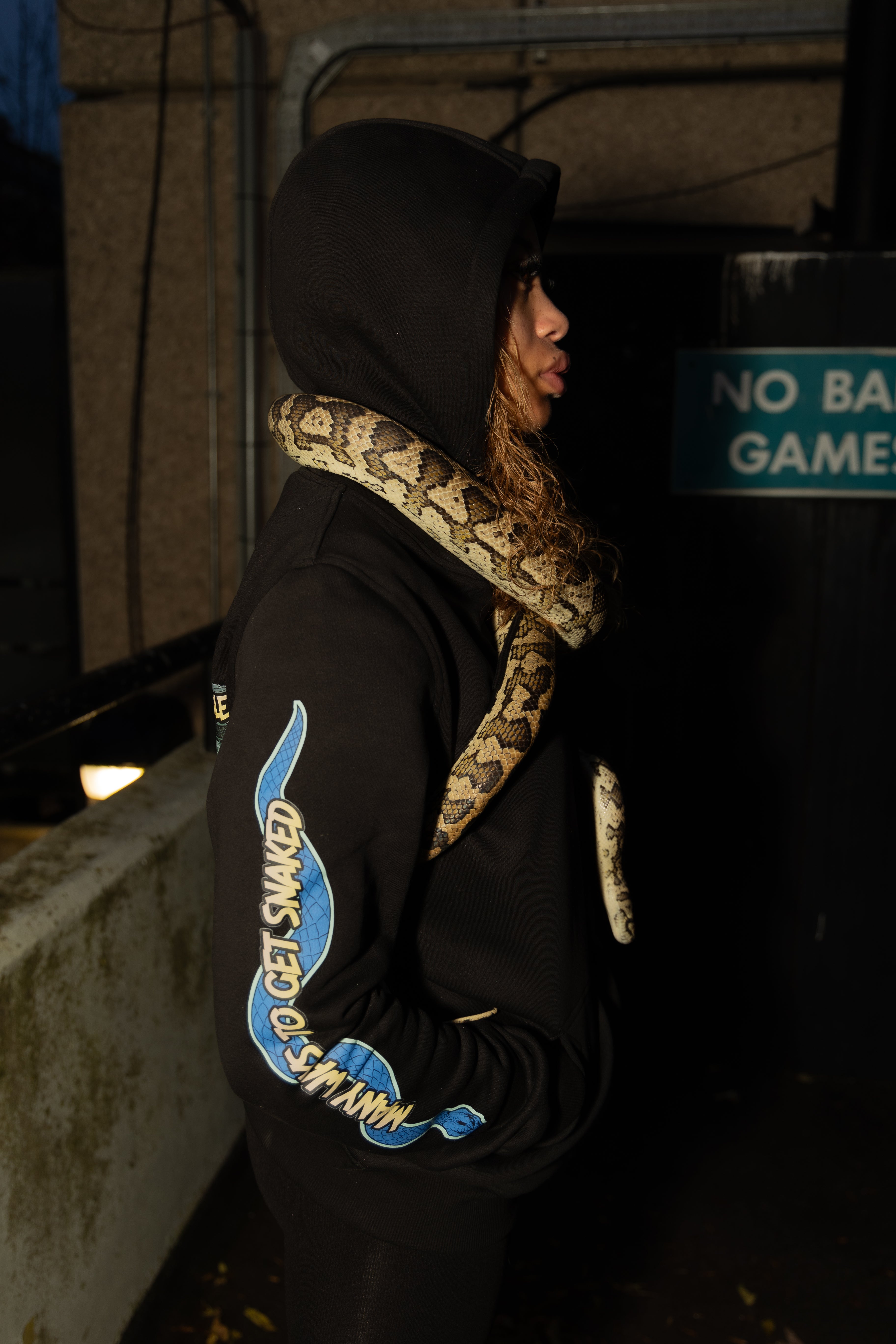 Concrete Jungle: Serpent Survival Hoodie