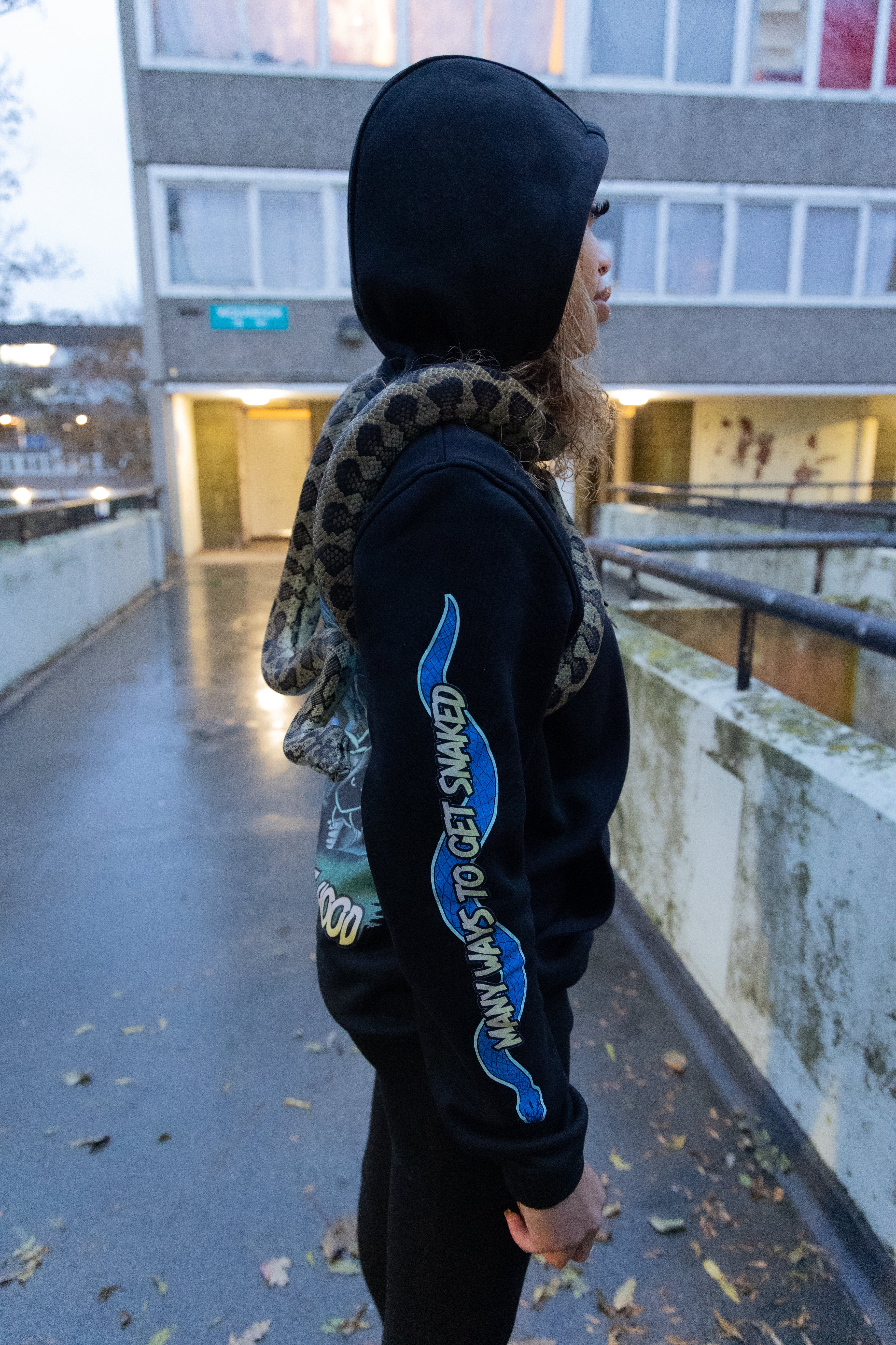 Concrete Jungle: Serpent Survival Hoodie