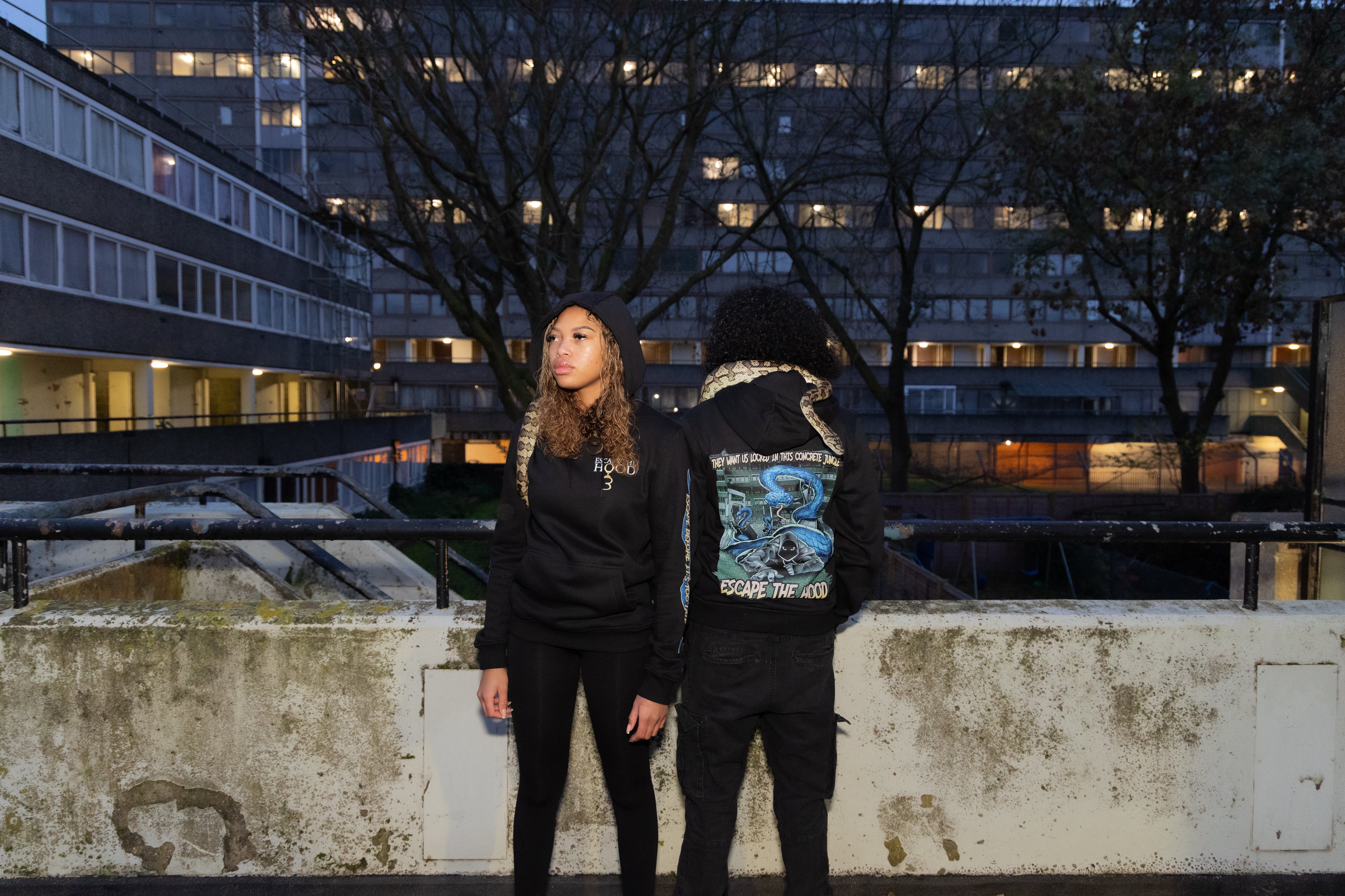 Concrete Jungle: Serpent Survival Hoodie