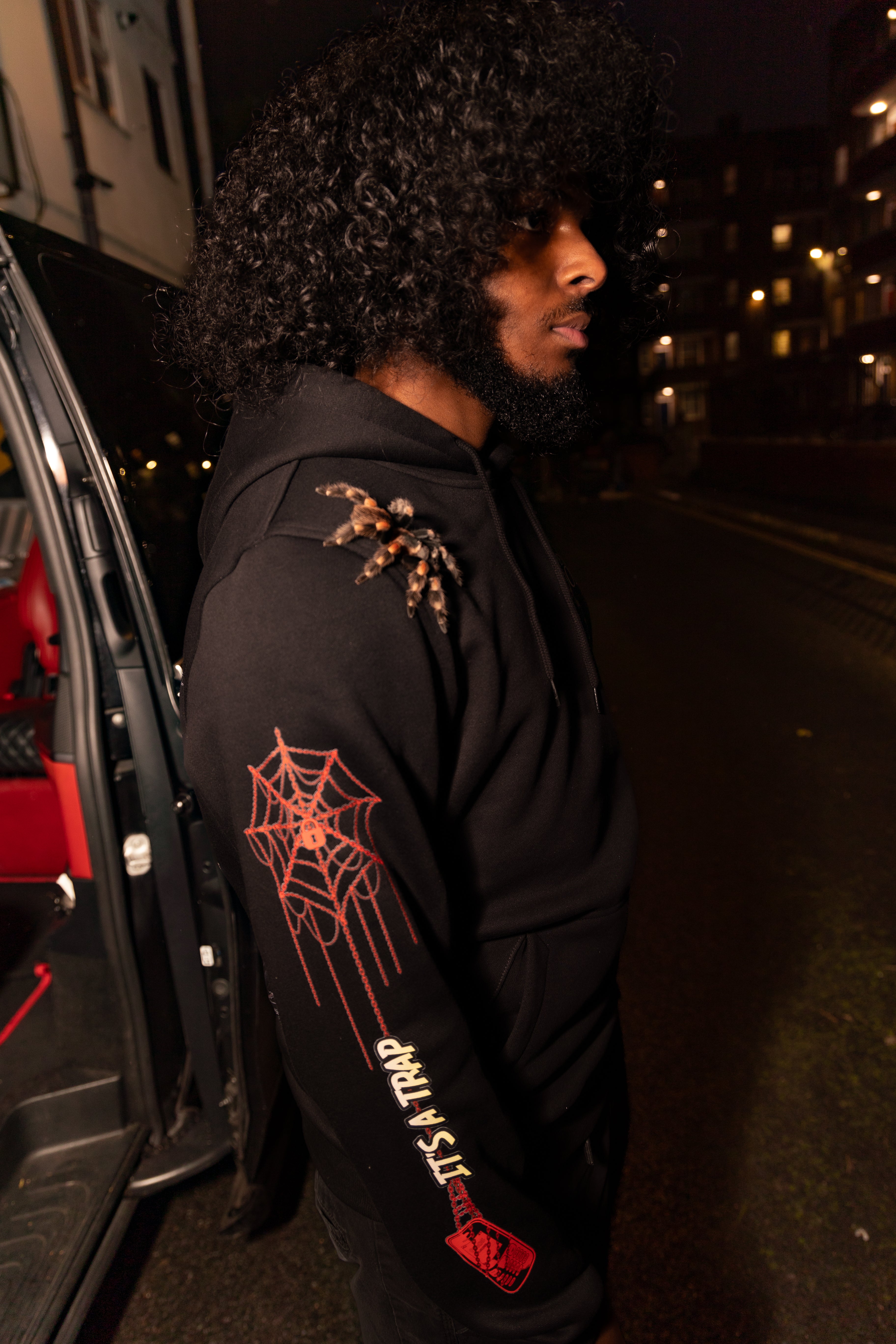 Concrete Jungle: Tarantula’s Trap Hoodie