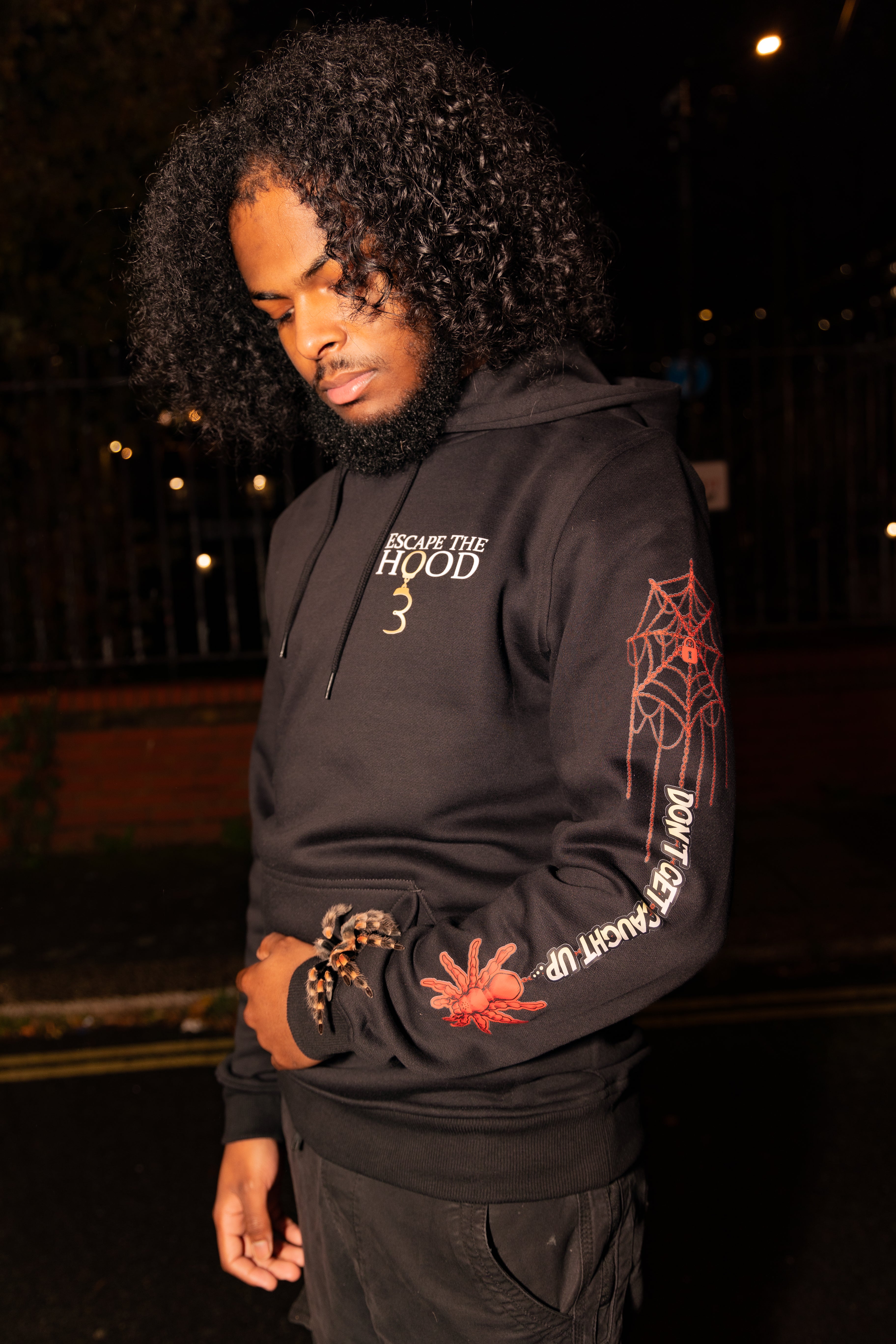 Concrete Jungle: Tarantula’s Trap Hoodie