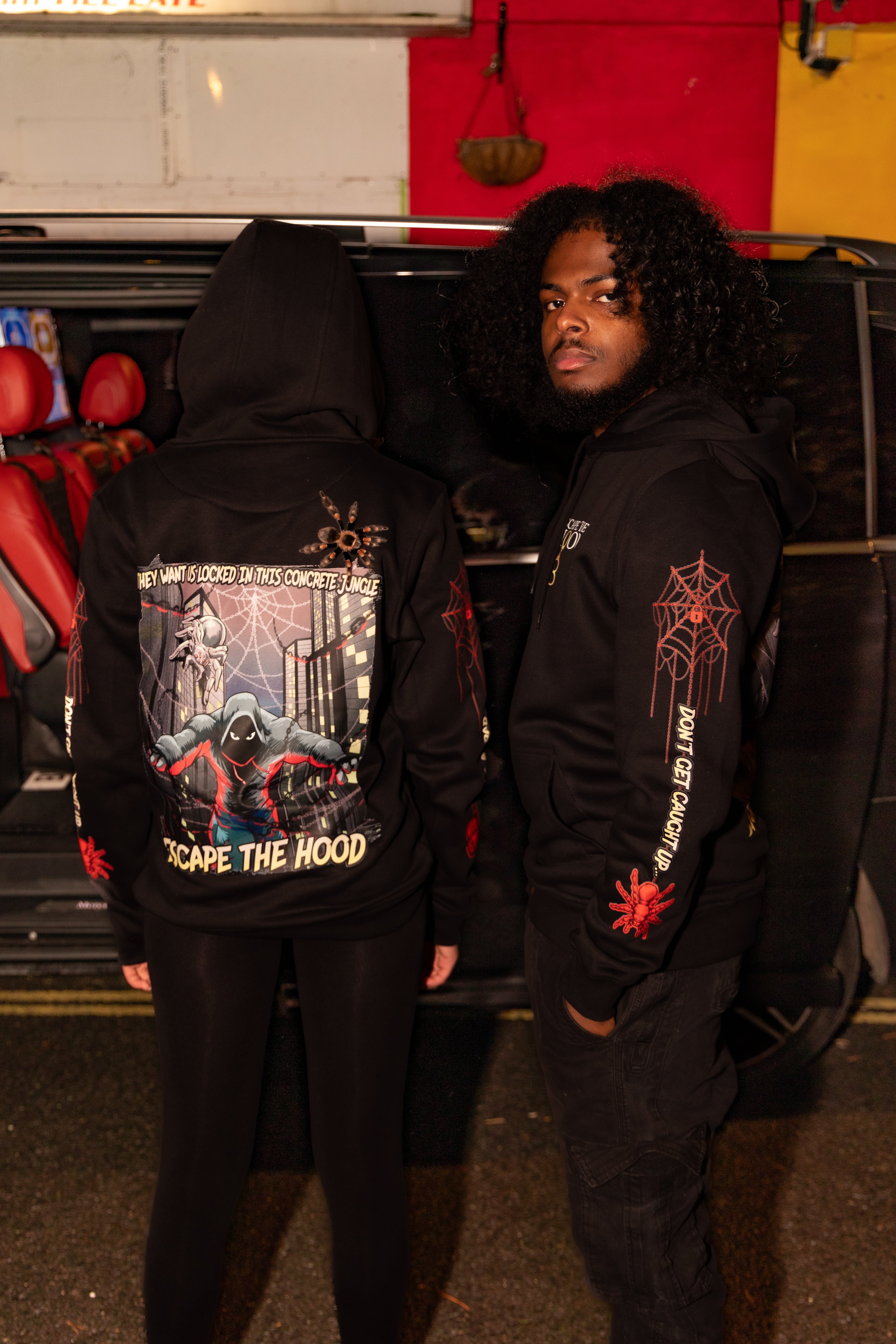 Concrete Jungle: Tarantula’s Trap Hoodie