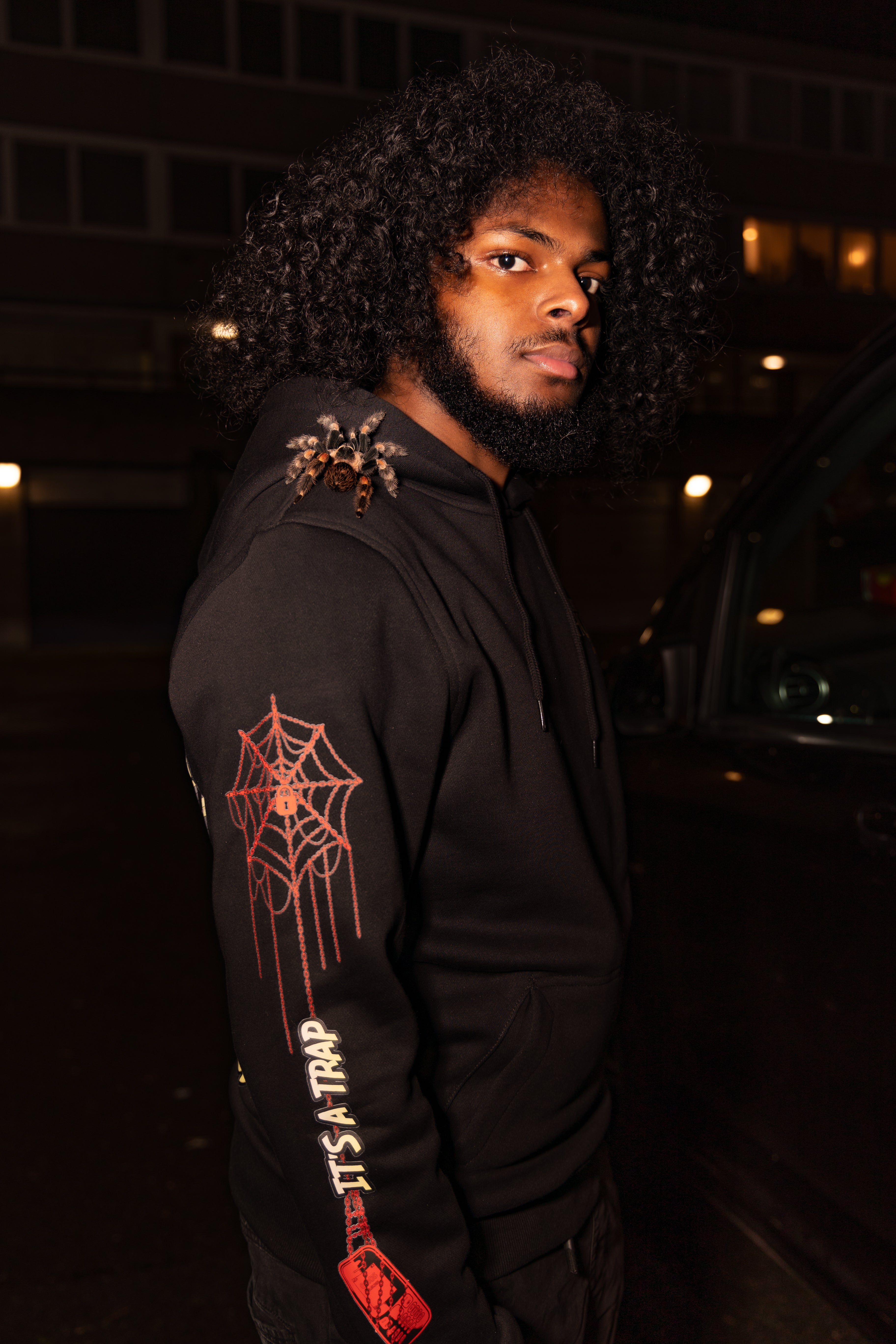 Concrete Jungle: Tarantula’s Trap Hoodie