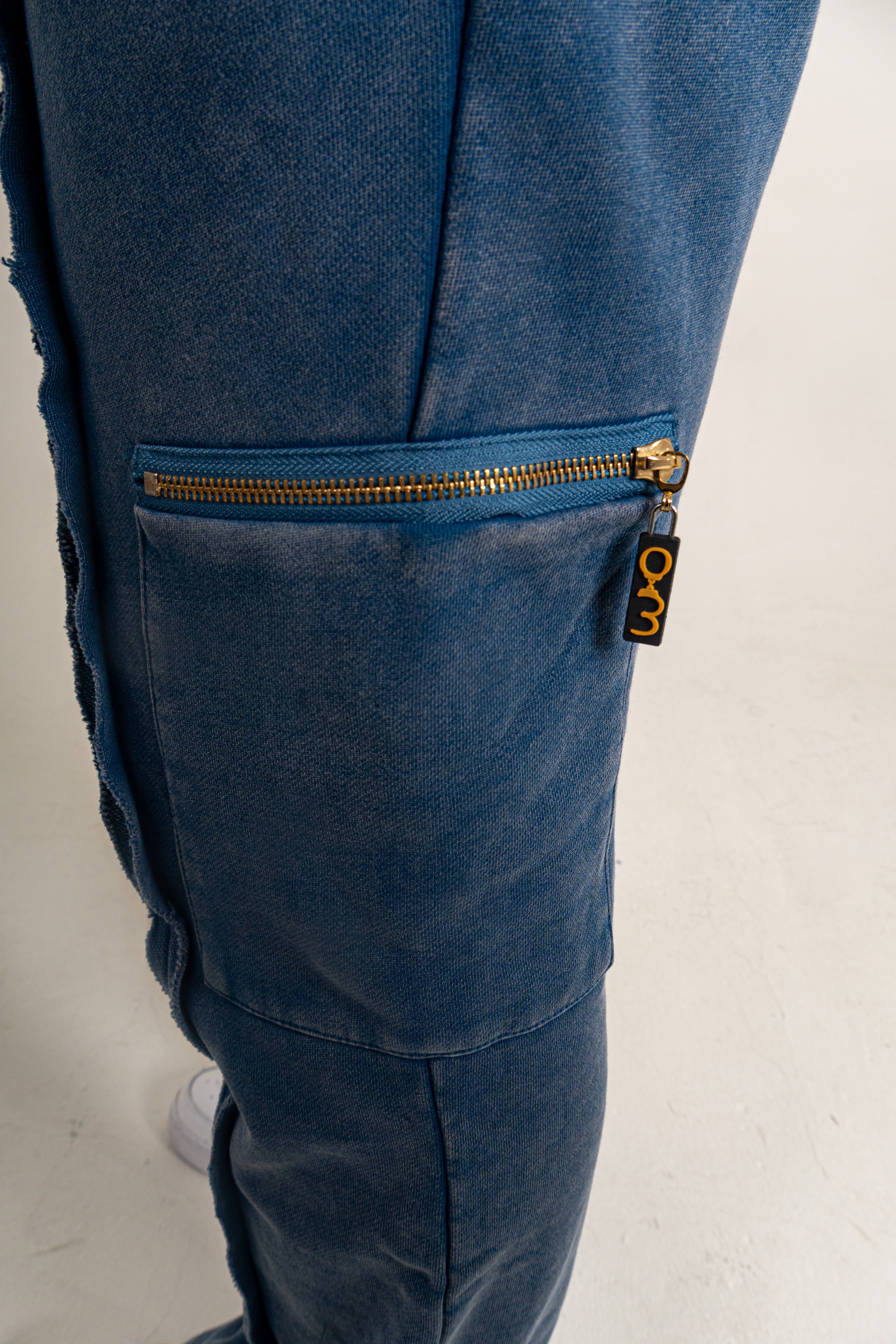 Cropped Storm Blue Breakthrough Tracksuit