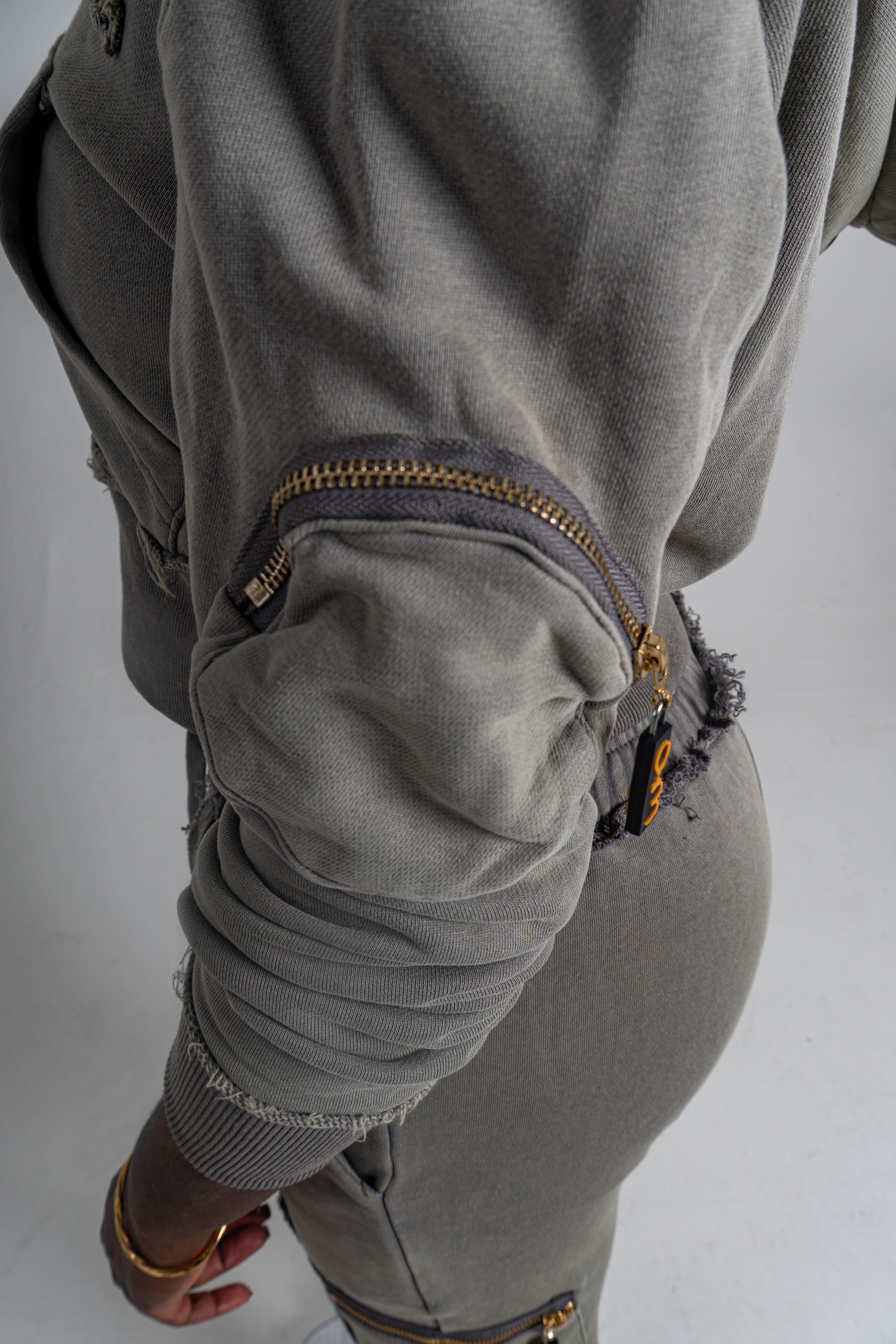 Cropped Sage Stone Breakthrough Tracksuit