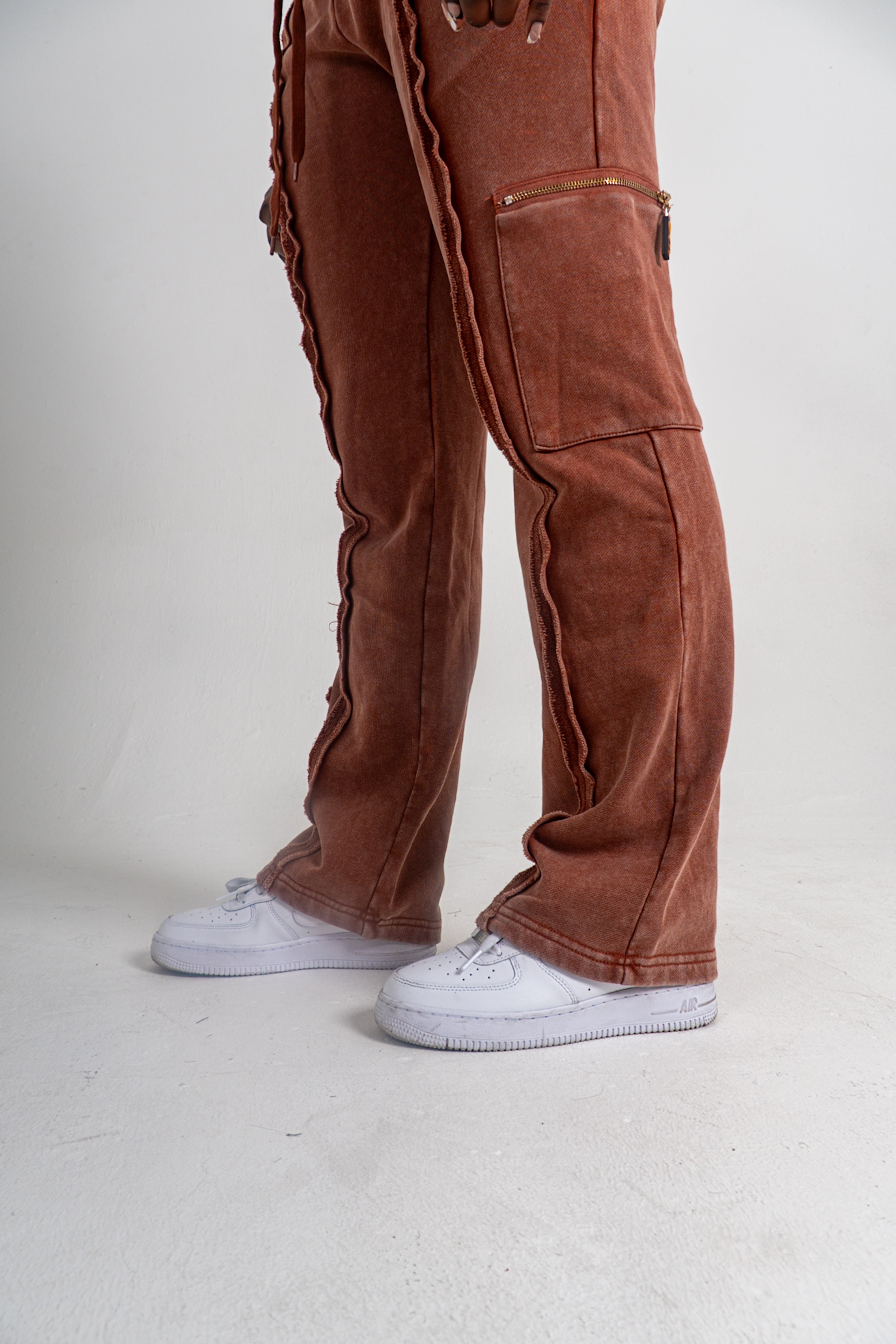 Cropped Burnt Rust Breakthrough Tracksuit