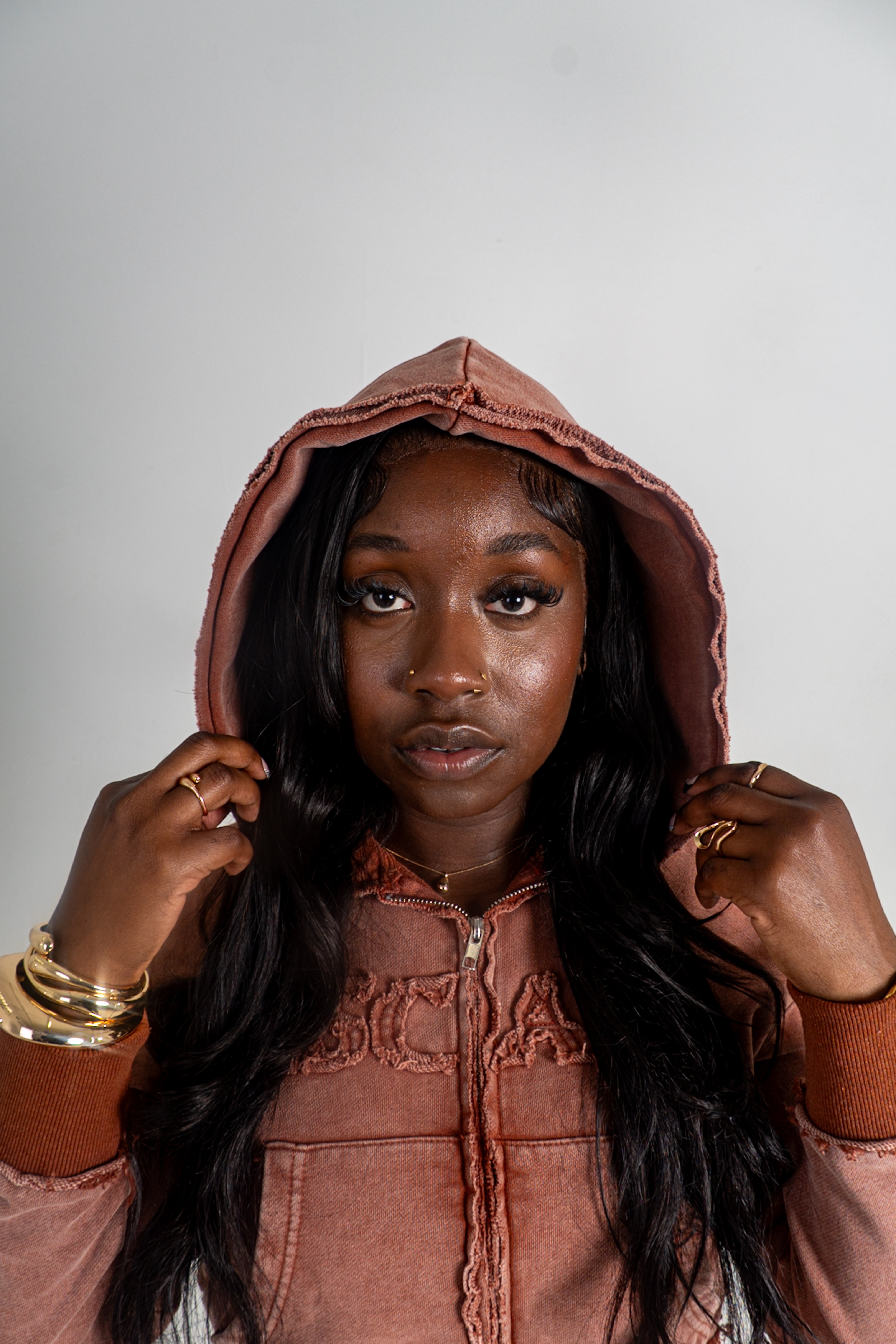 Cropped Burnt Rust Breakthrough Tracksuit