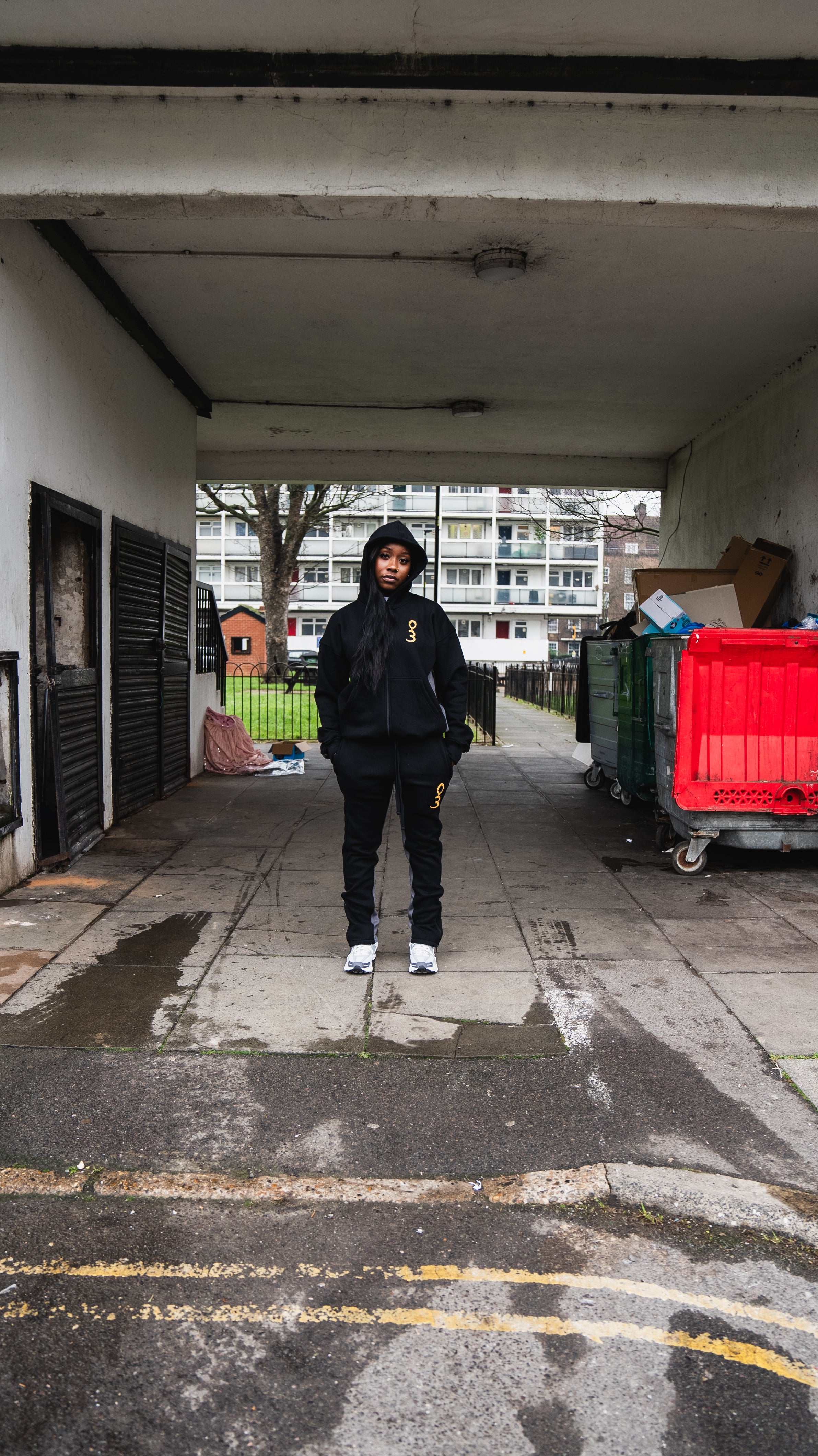 Black Flared 'More To Life' Tracksuit