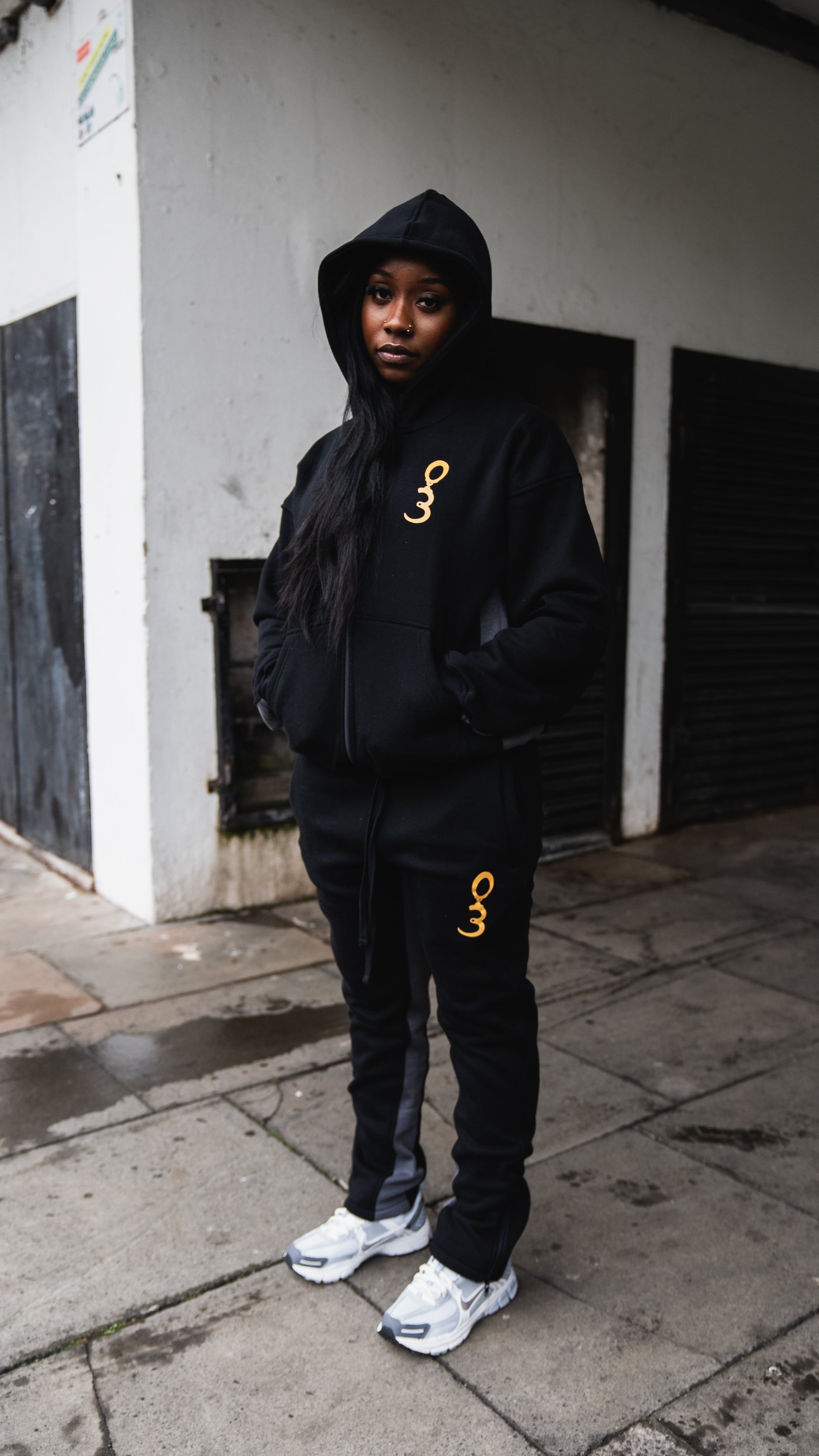 Black Flared 'More To Life' Tracksuit