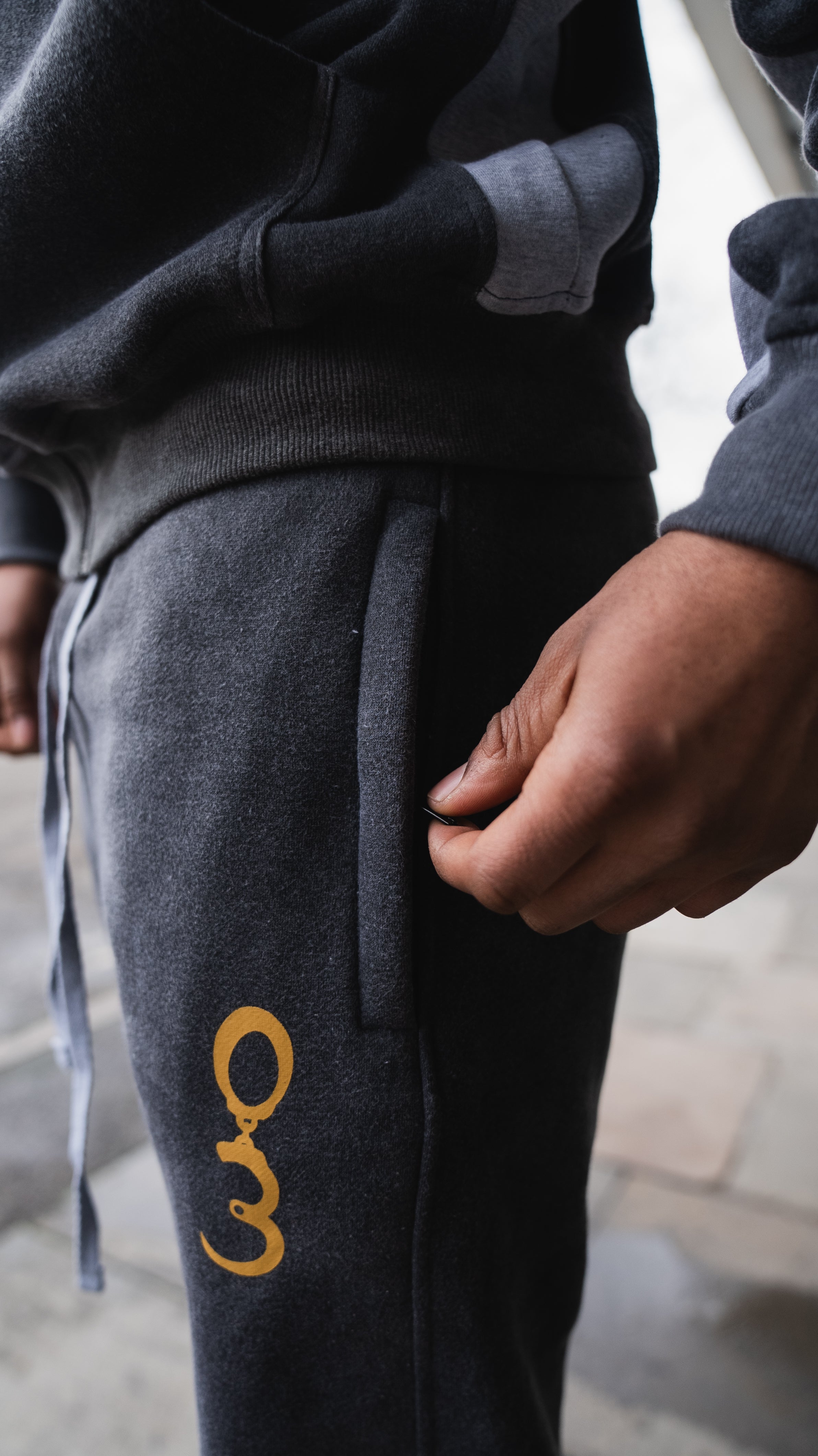 Acid Wash Grey Flared 'More To Life' Tracksuit