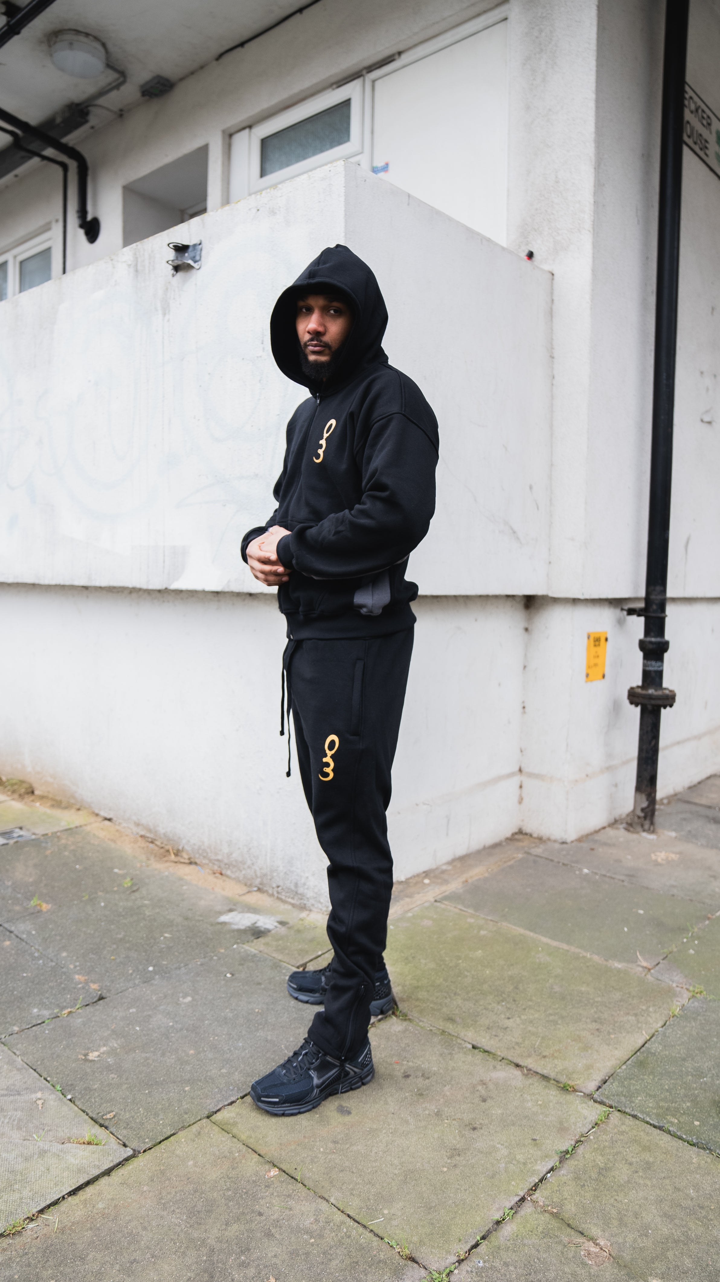 Black Flared 'More To Life' Tracksuit