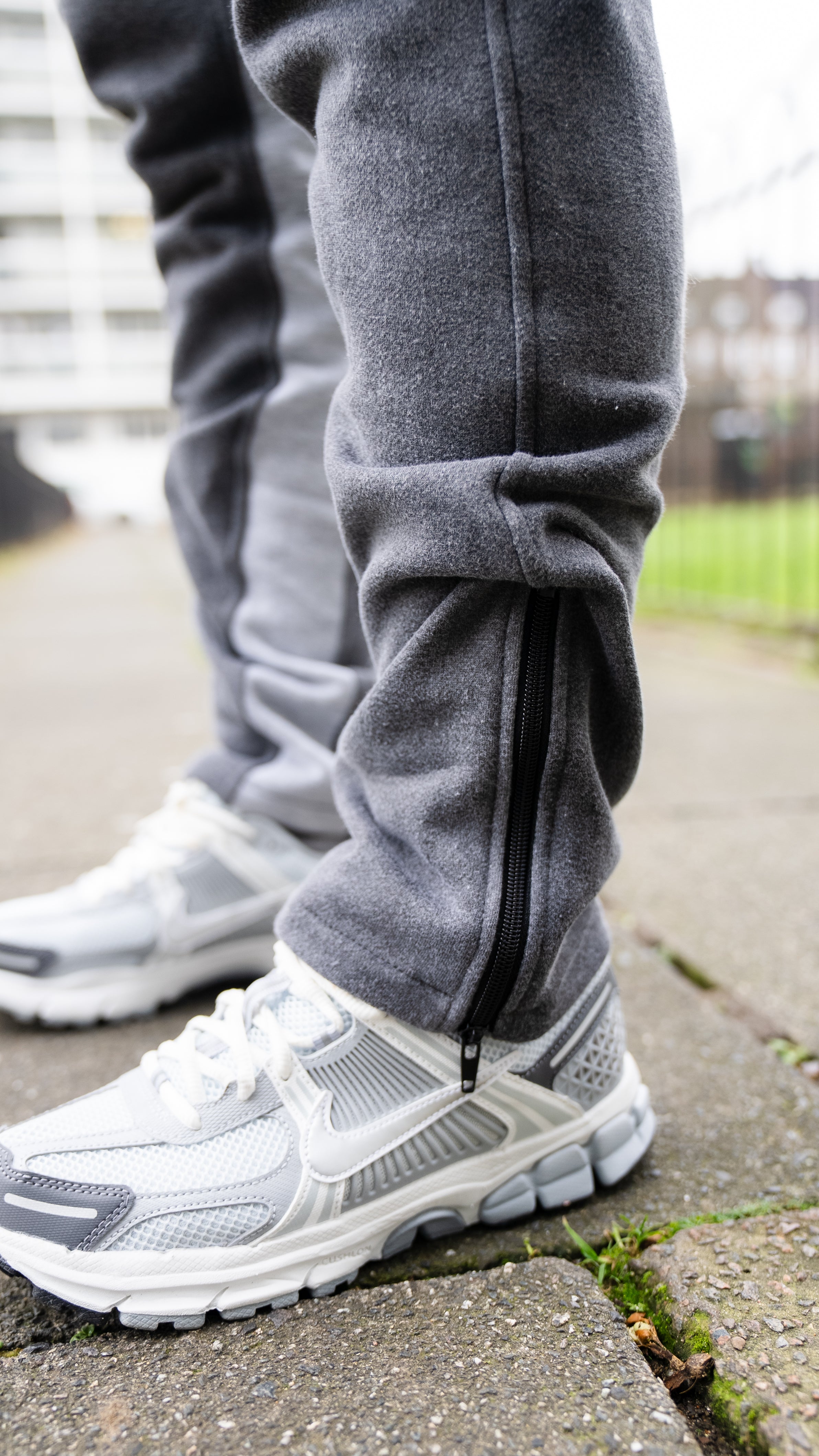 Acid Wash Grey Flared 'More To Life' Tracksuit