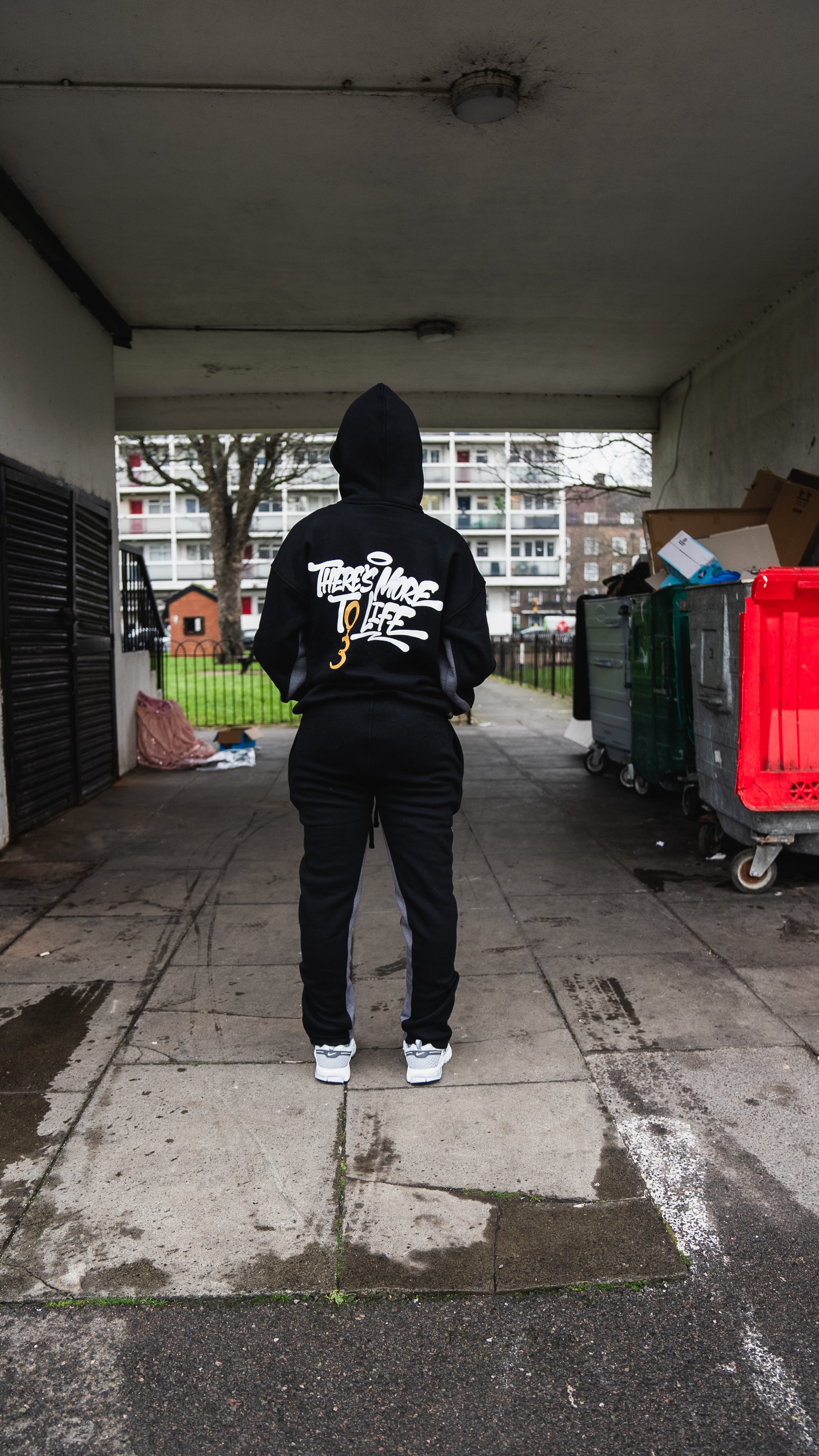 Black Flared 'More To Life' Tracksuit