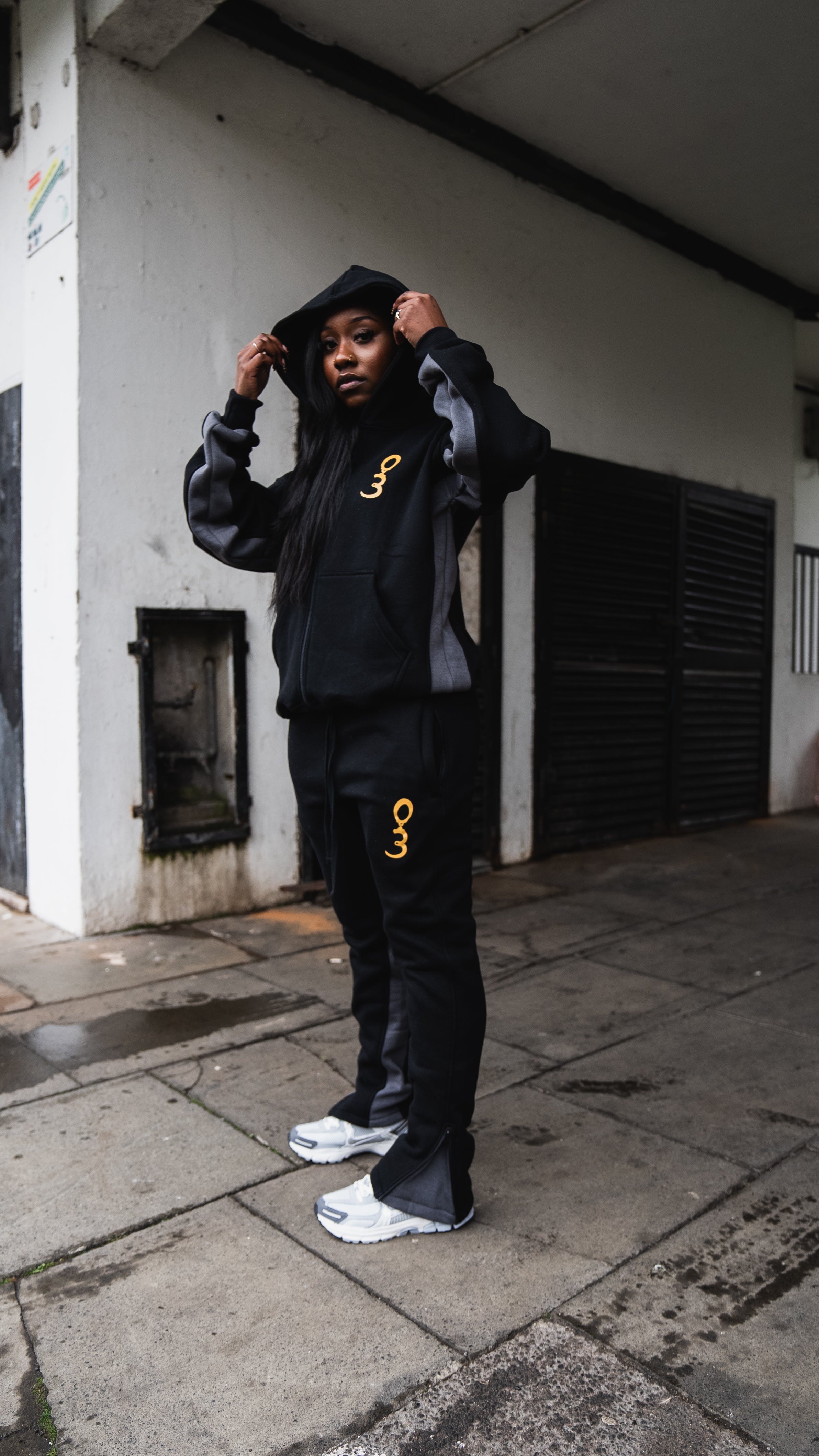 Black Flared 'More To Life' Tracksuit