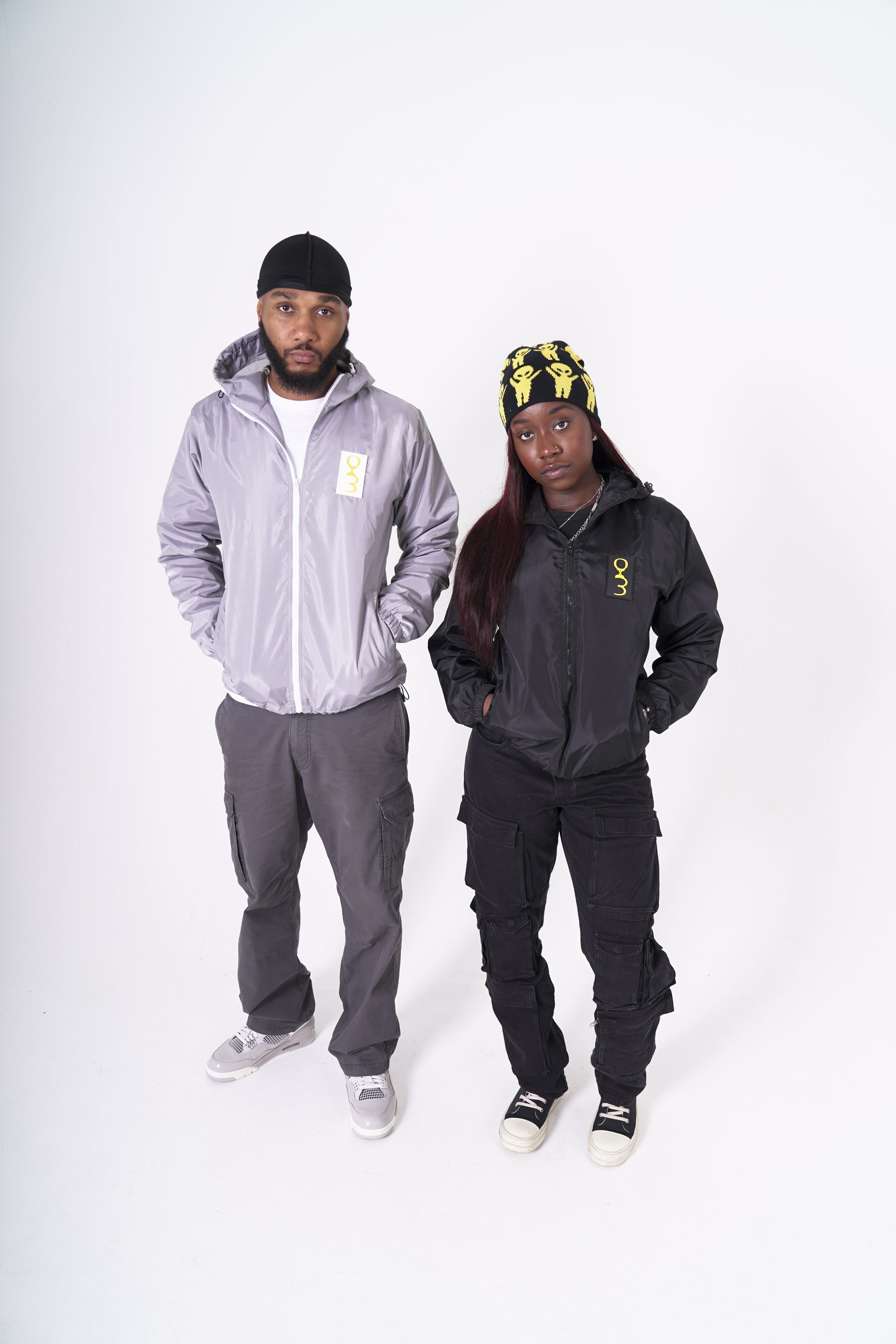 Frozen Grey 'Deep Thoughts' Windbreaker