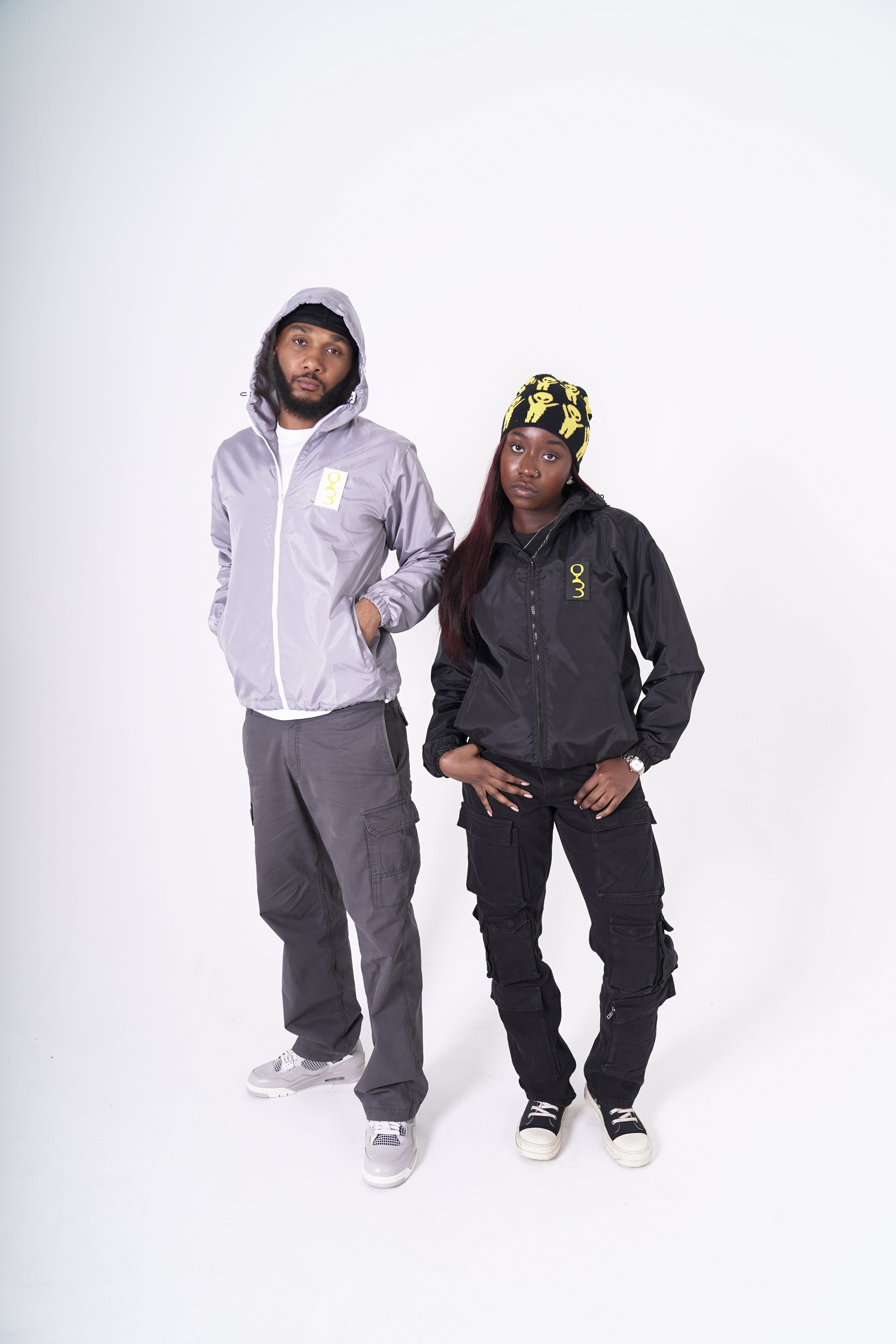 Frozen Grey 'Deep Thoughts' Windbreaker