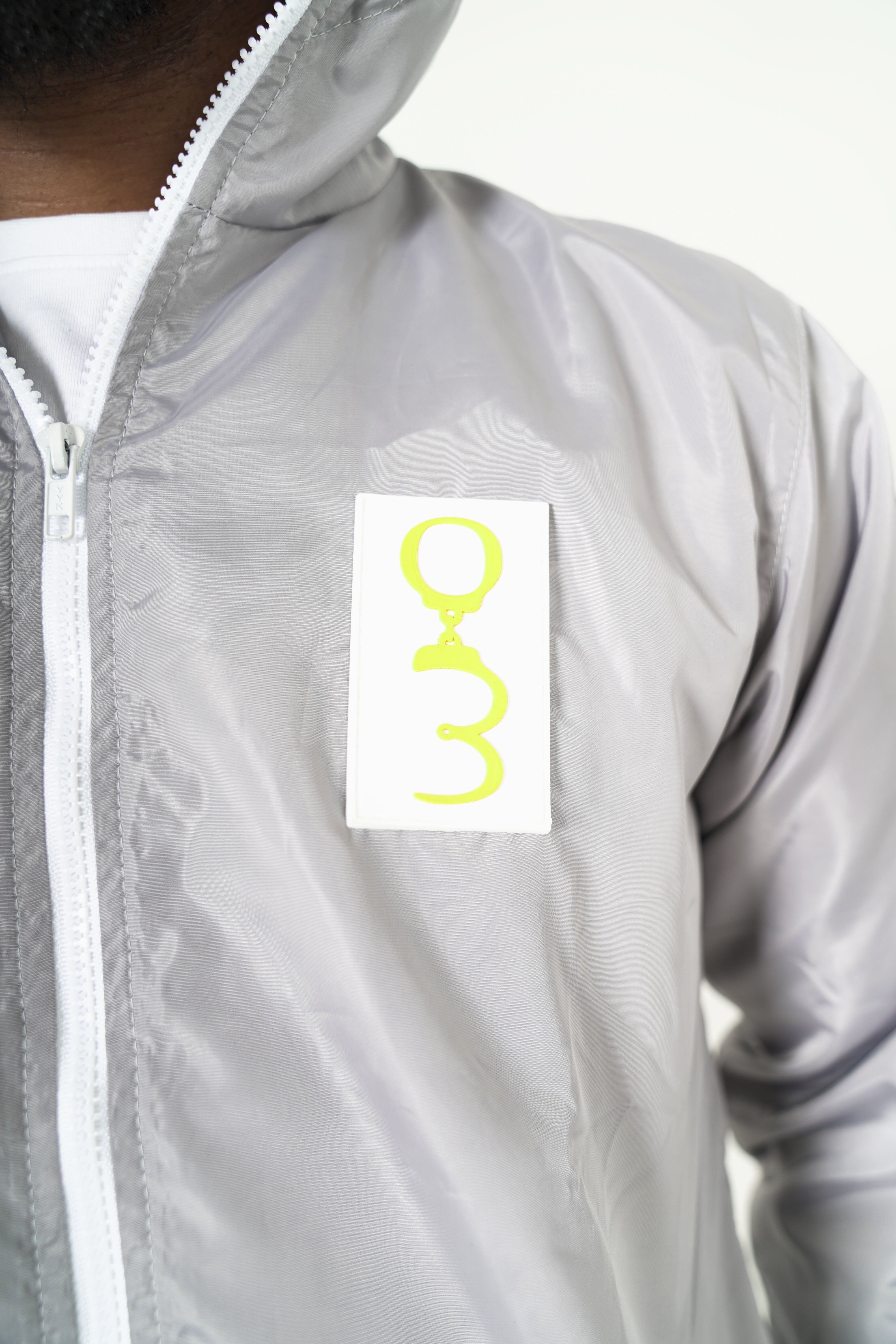 Frozen Grey 'Deep Thoughts' Windbreaker