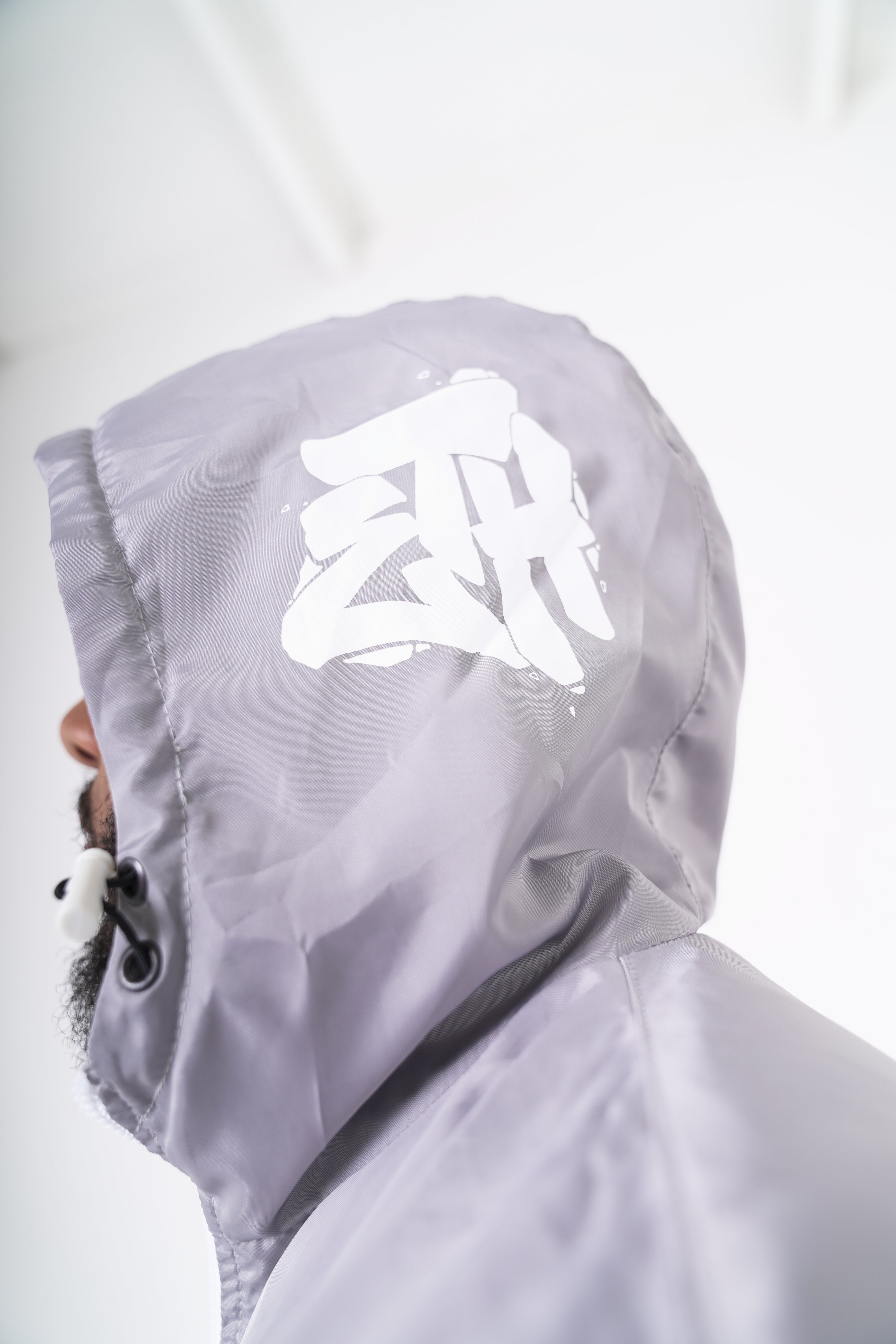 Frozen Grey 'Deep Thoughts' Windbreaker