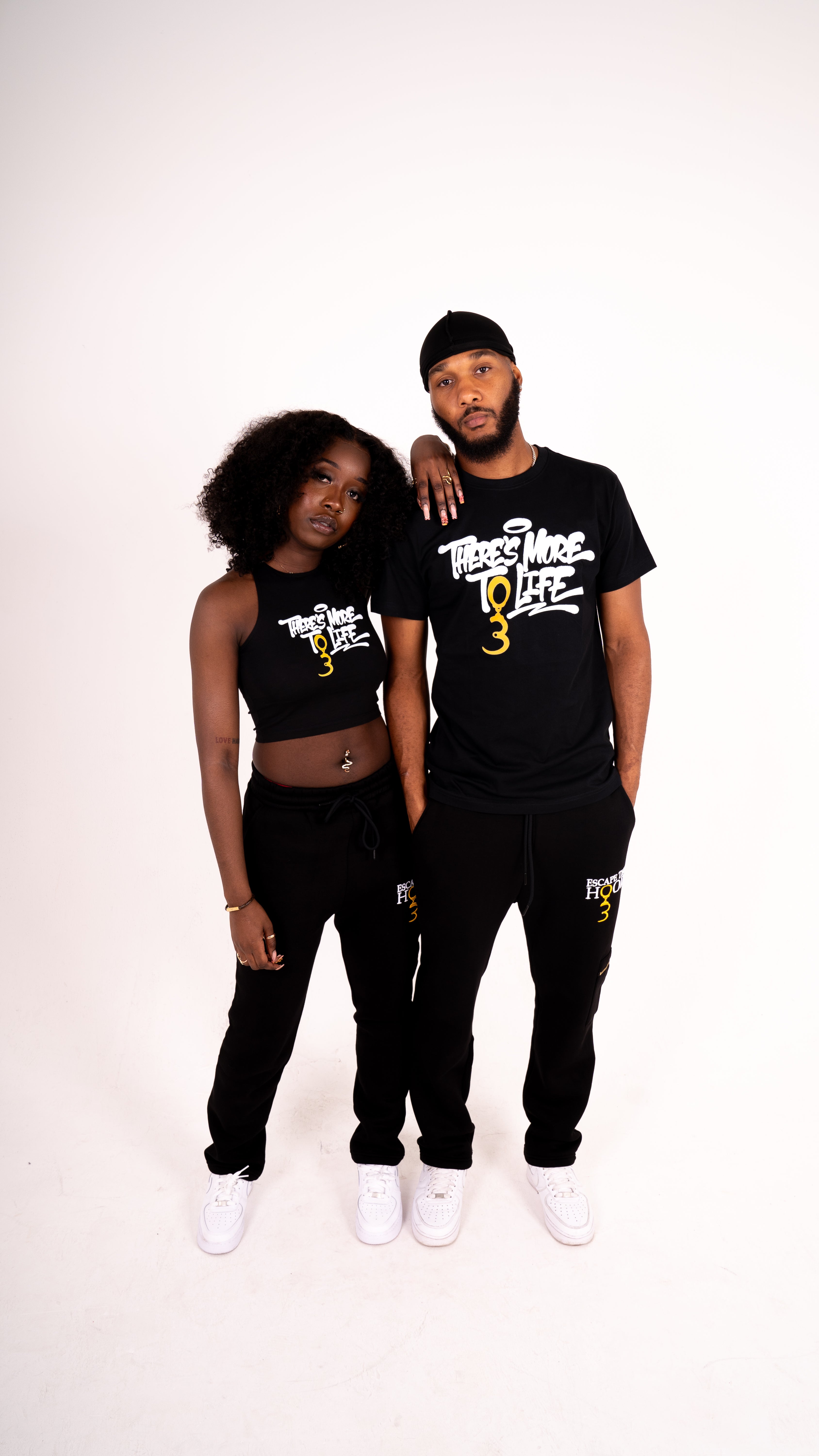 Black 'More To Life' T-Shirt