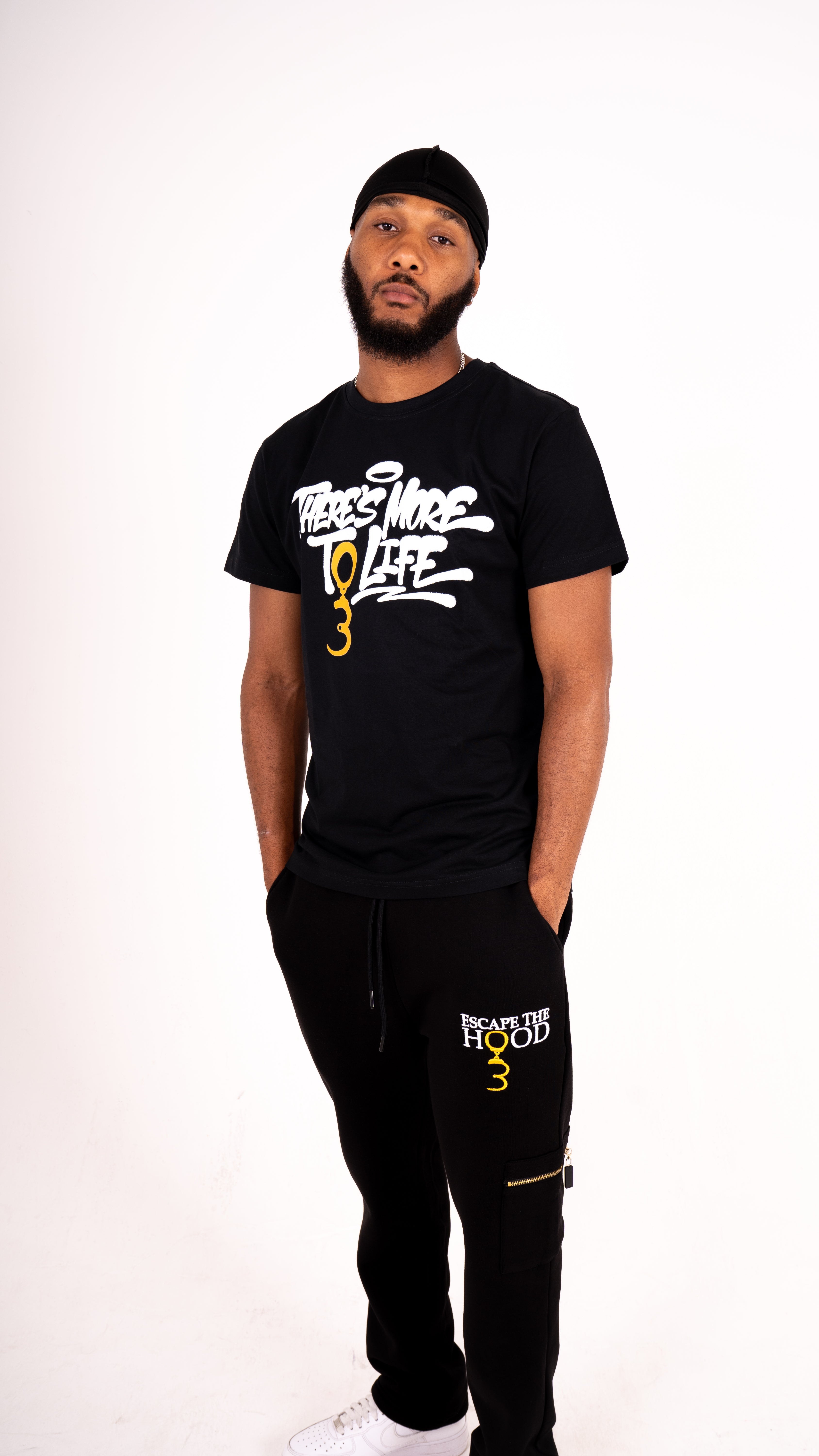 Black 'More To Life' T-Shirt