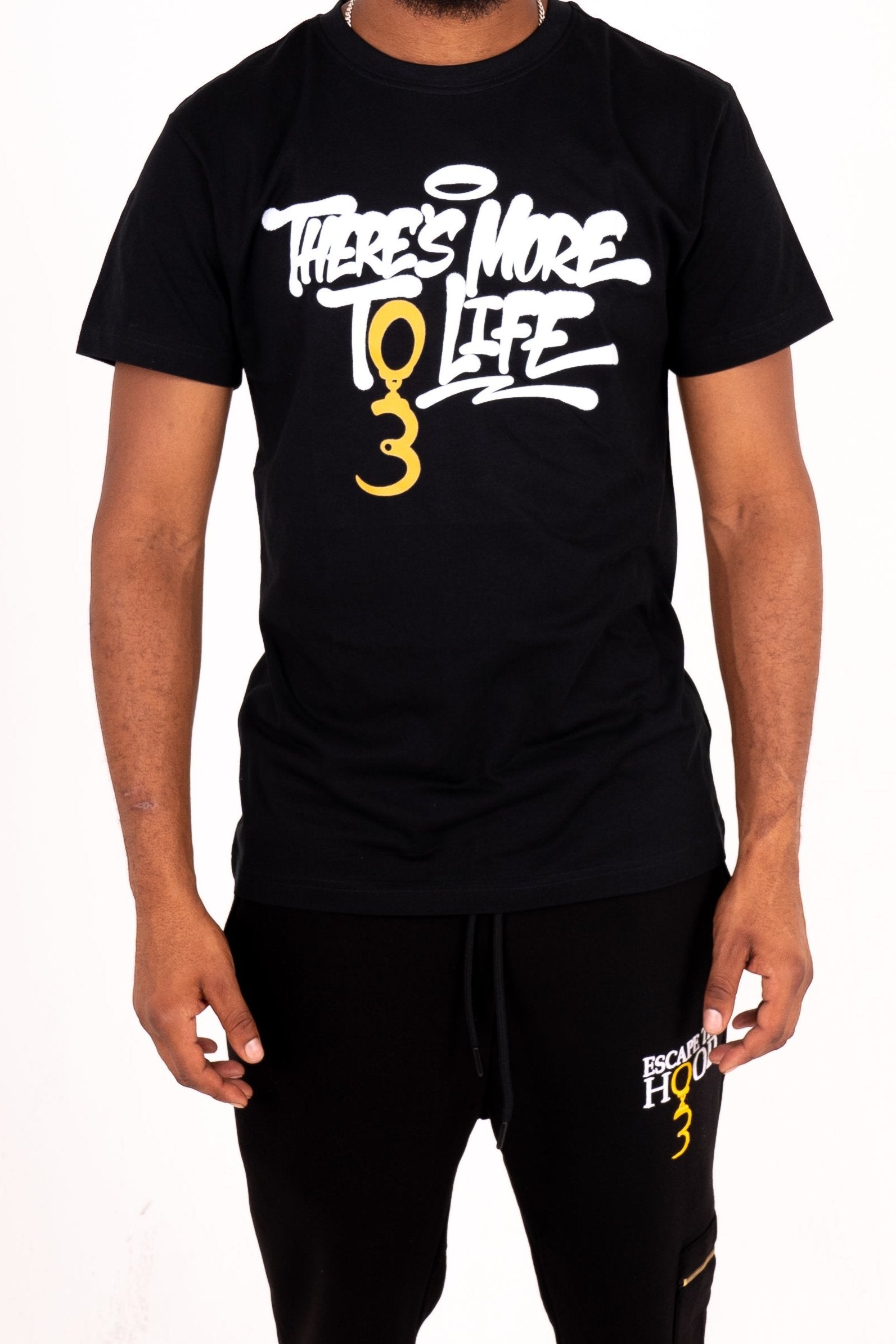 Black 'More To Life' T-Shirt