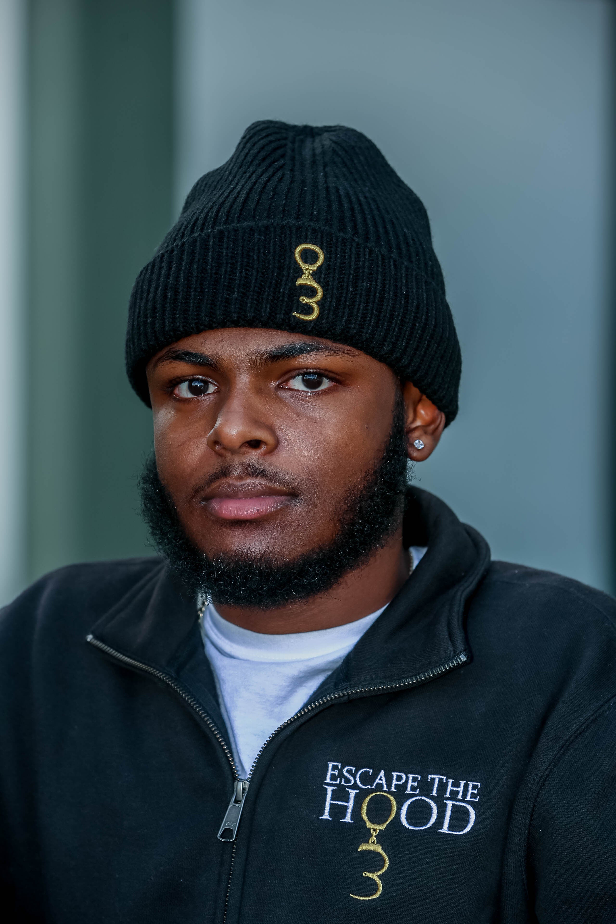 Black Handcuff Beanie