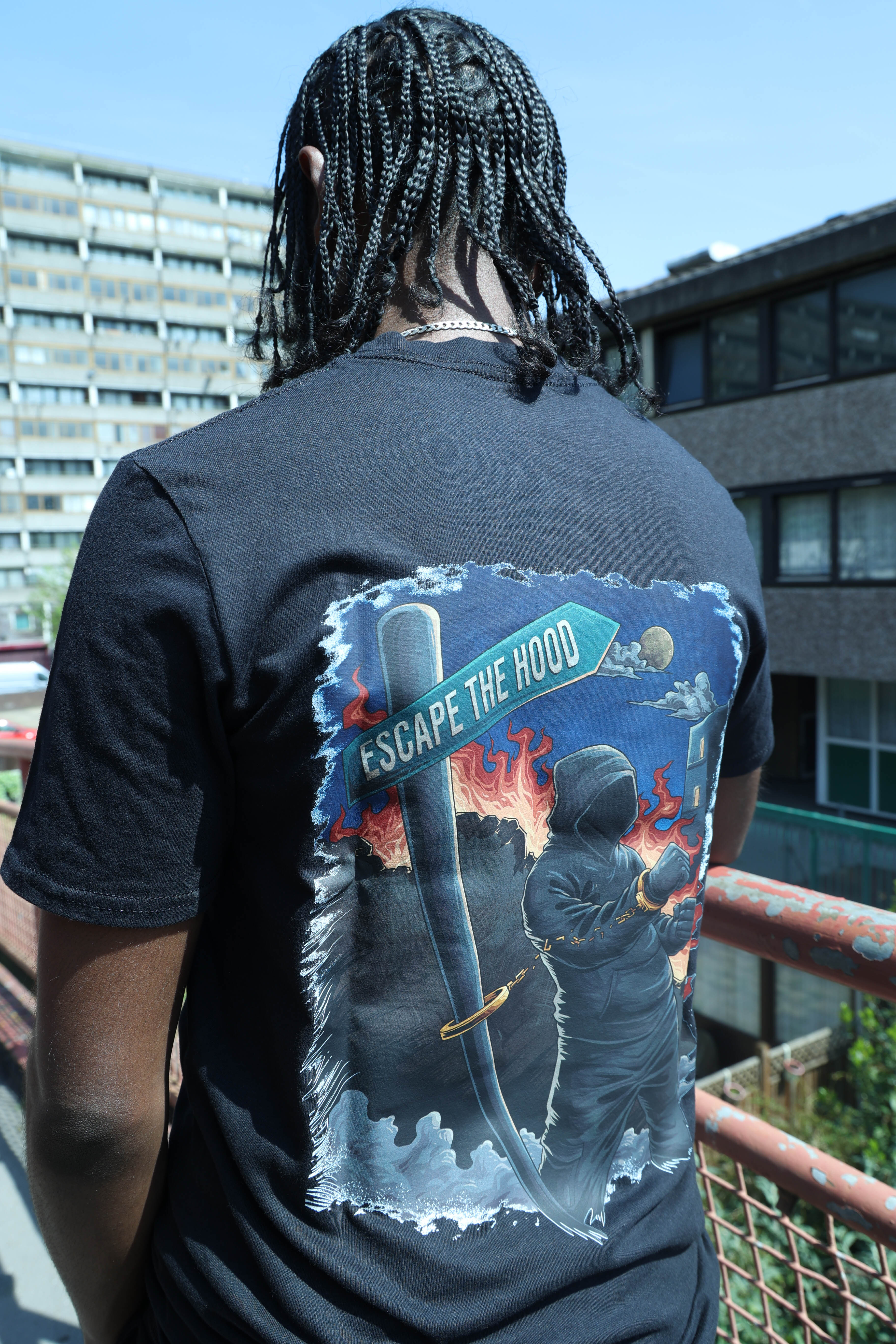 Black "Rise From Ashes" T-Shirt