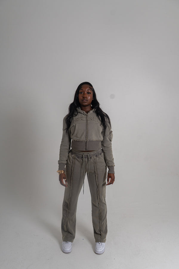 Cropped Sage Stone Breakthrough Tracksuit