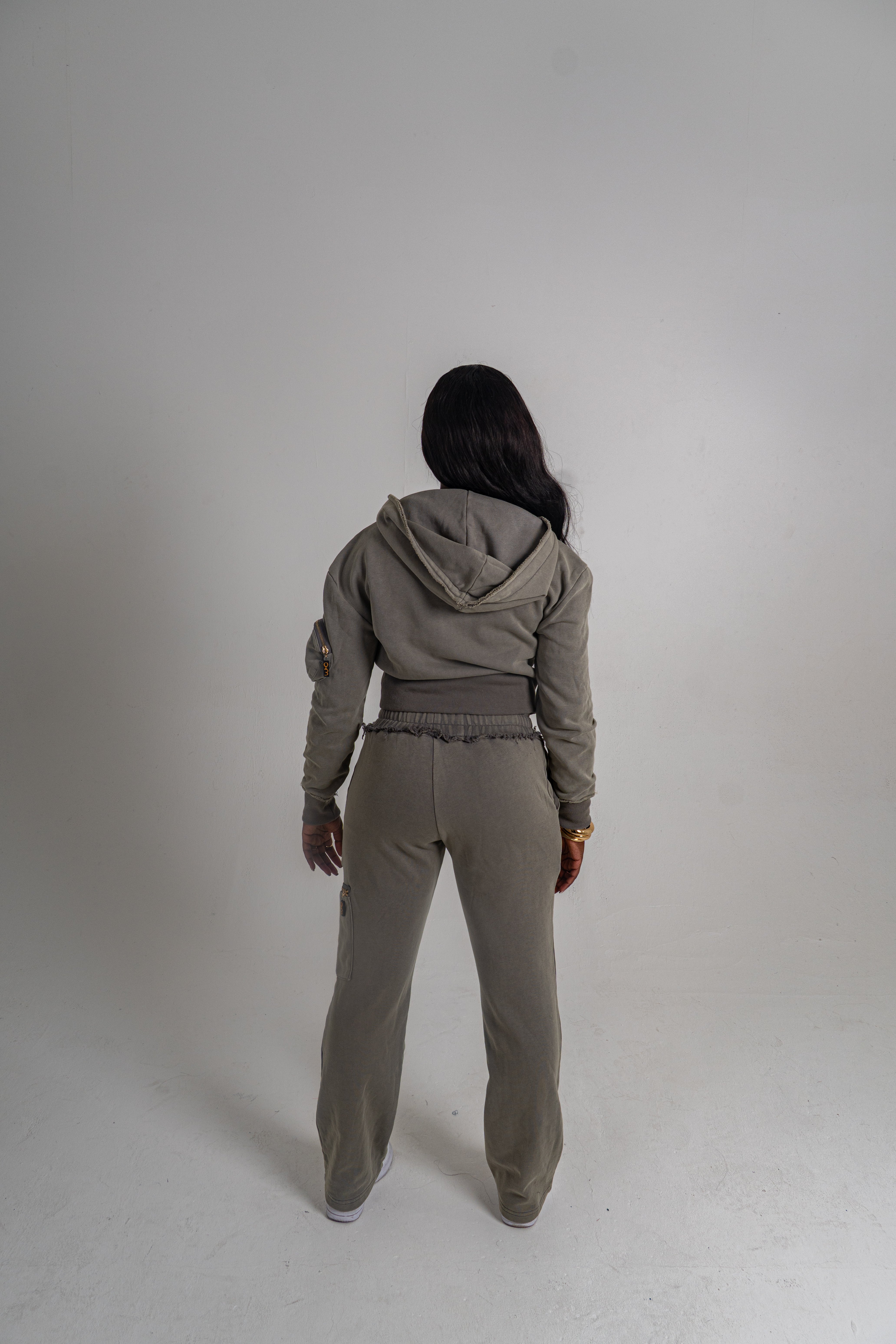 Cropped Sage Stone Breakthrough Tracksuit