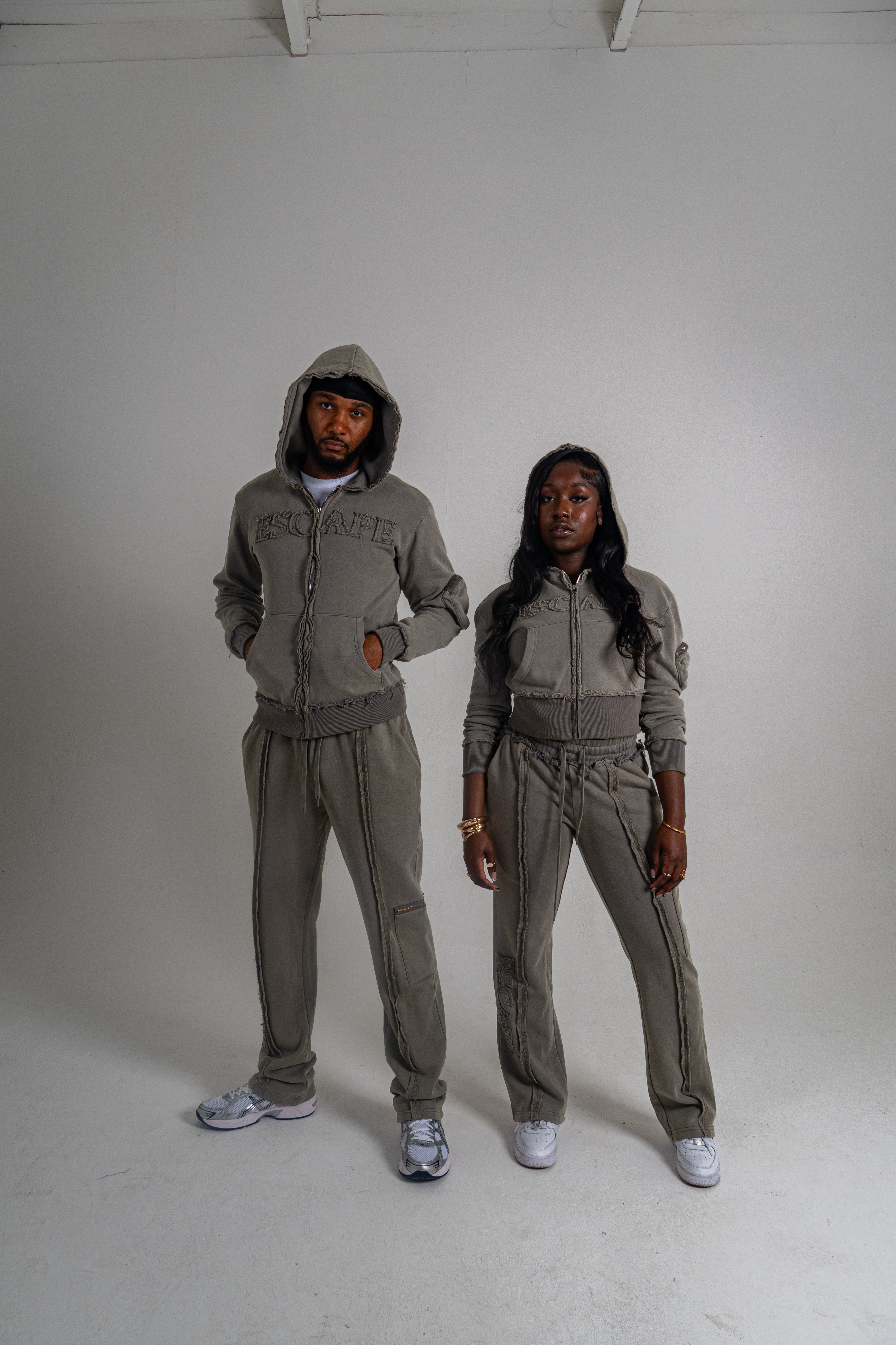 Cropped Sage Stone Breakthrough Tracksuit
