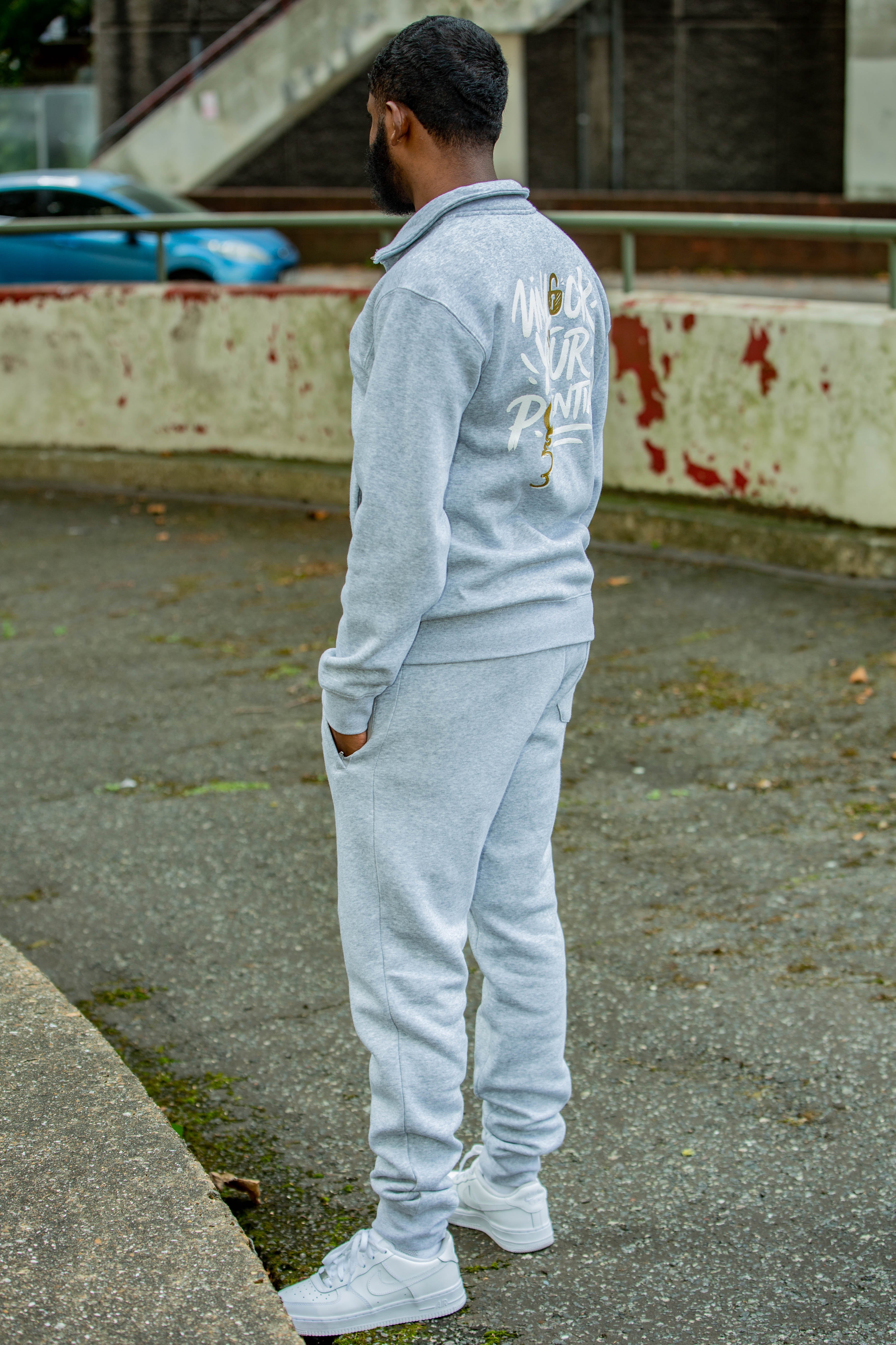 Grey "Unlock Your Potential" Tracksuit