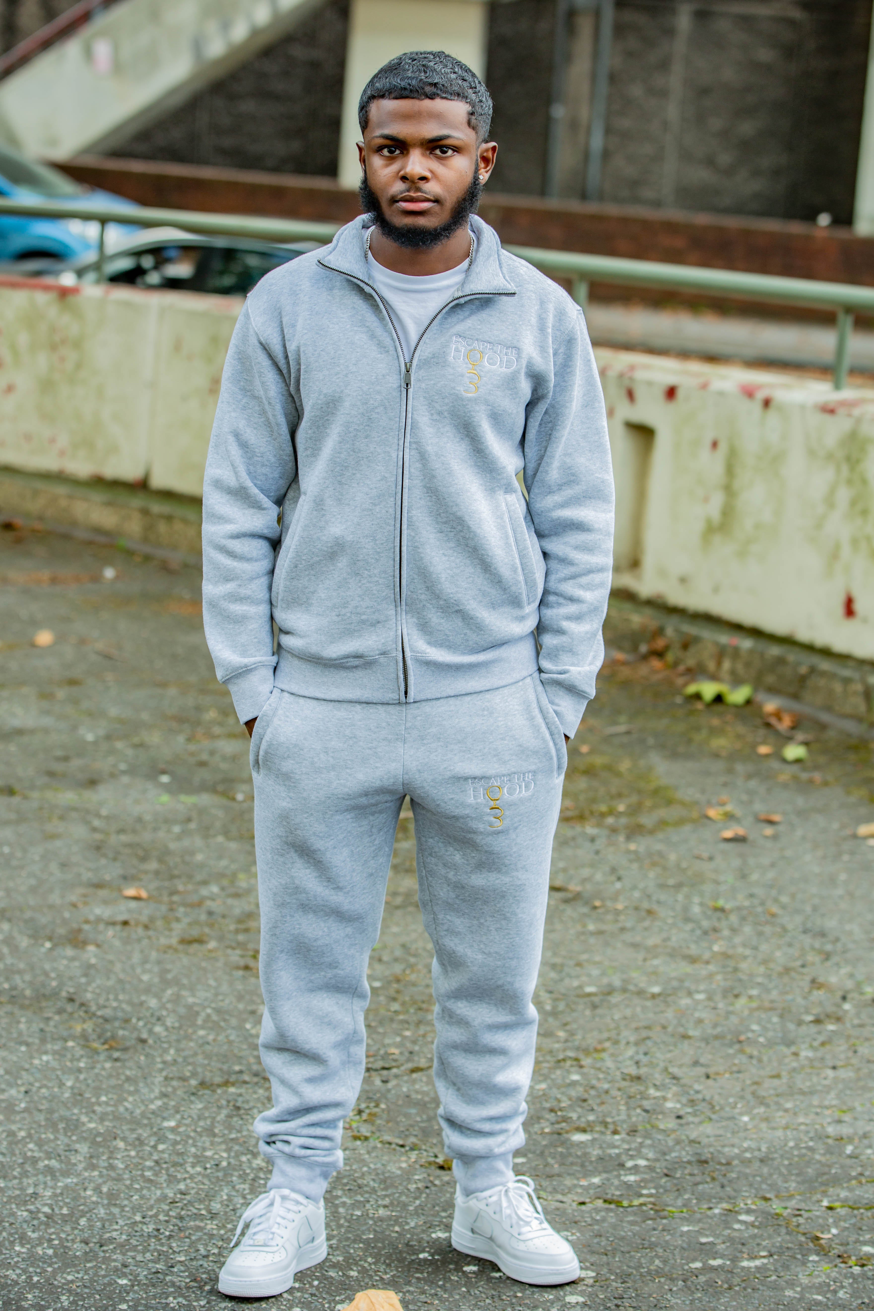 Grey "Unlock Your Potential" Tracksuit