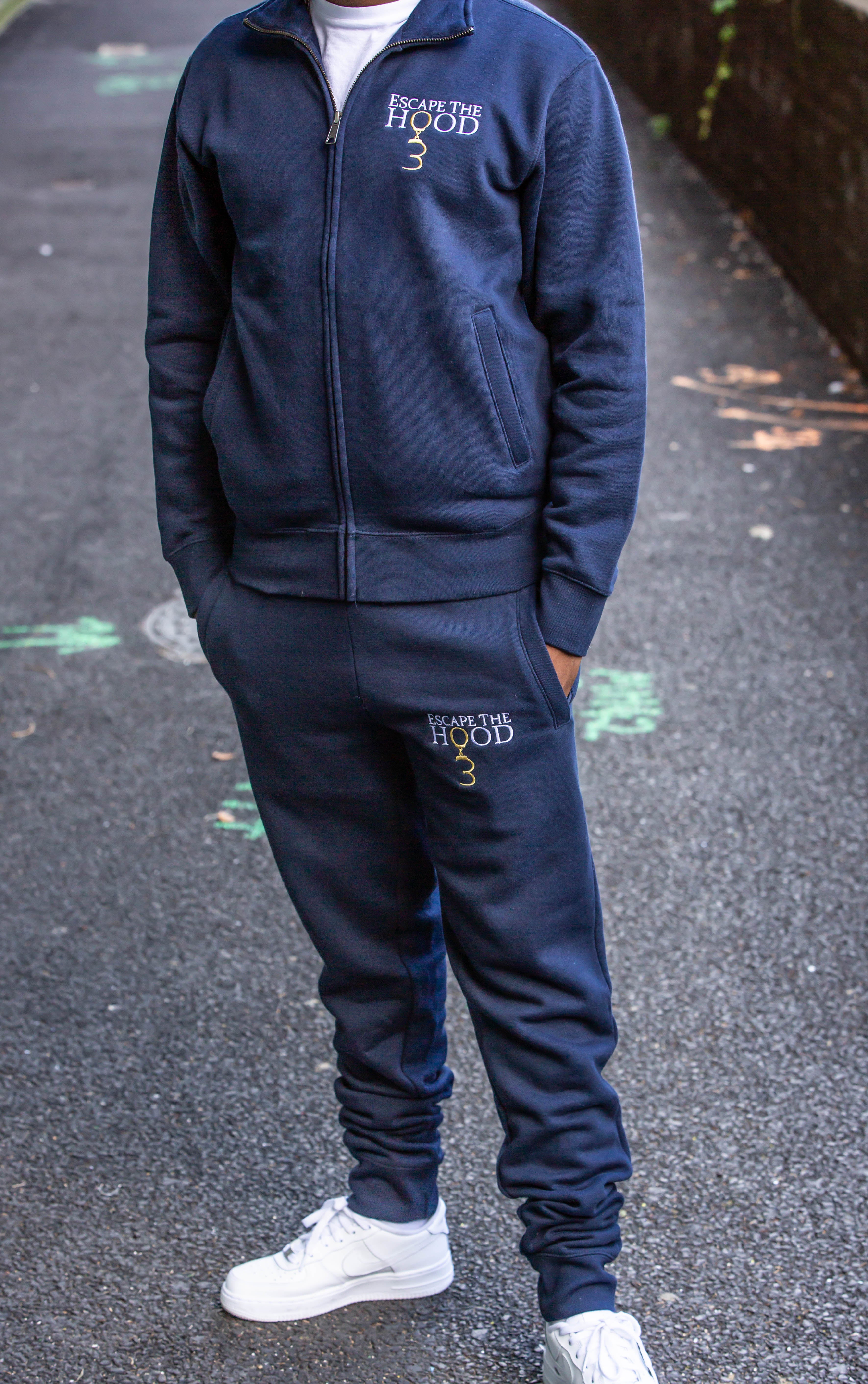 Navy "Unlock Your Potential" Tracksuit