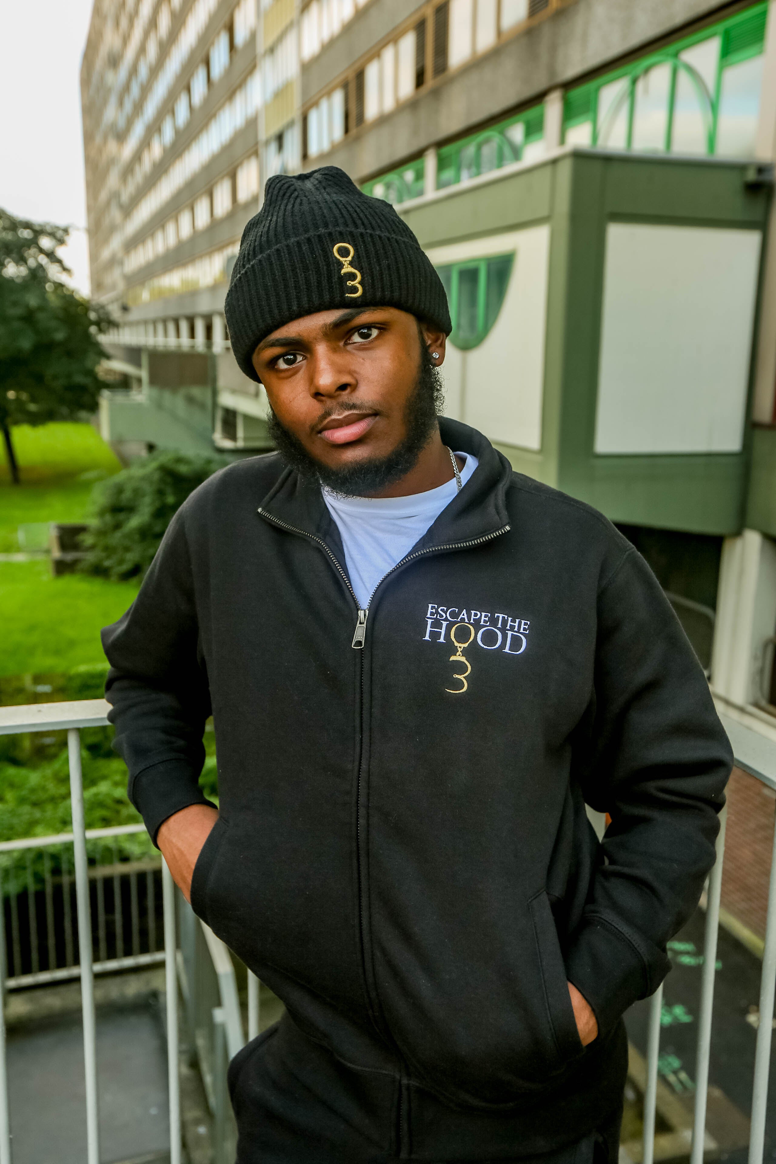 Black "Unlock Your Potential" Tracksuit